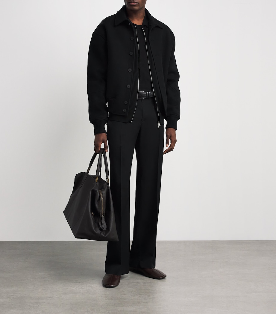 Extra Fine Merino Wool Alston Jacket BLACK Image 2