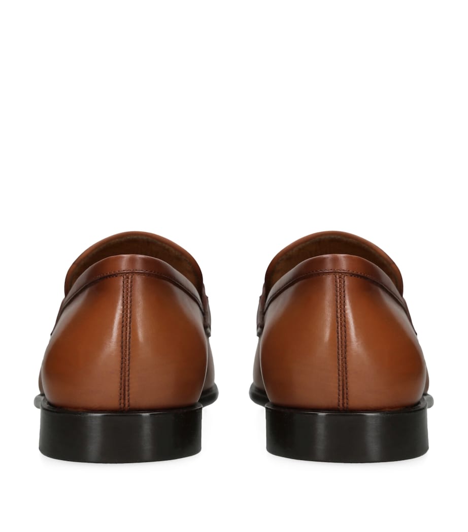 Leather Foster Gancho Loafers TAN Image 2