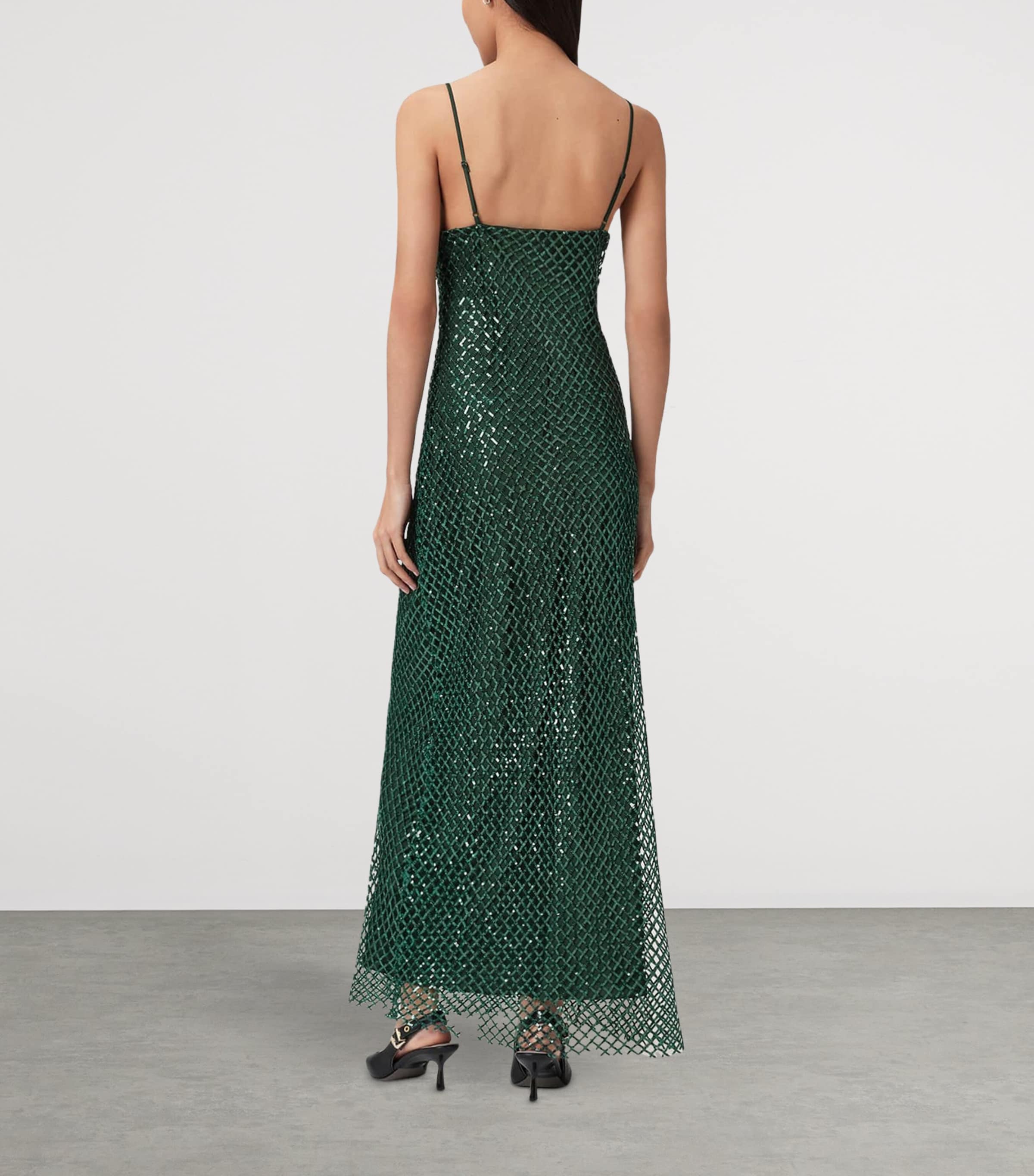 Chantelle Midi Dress EMERALD GREEN Image 3