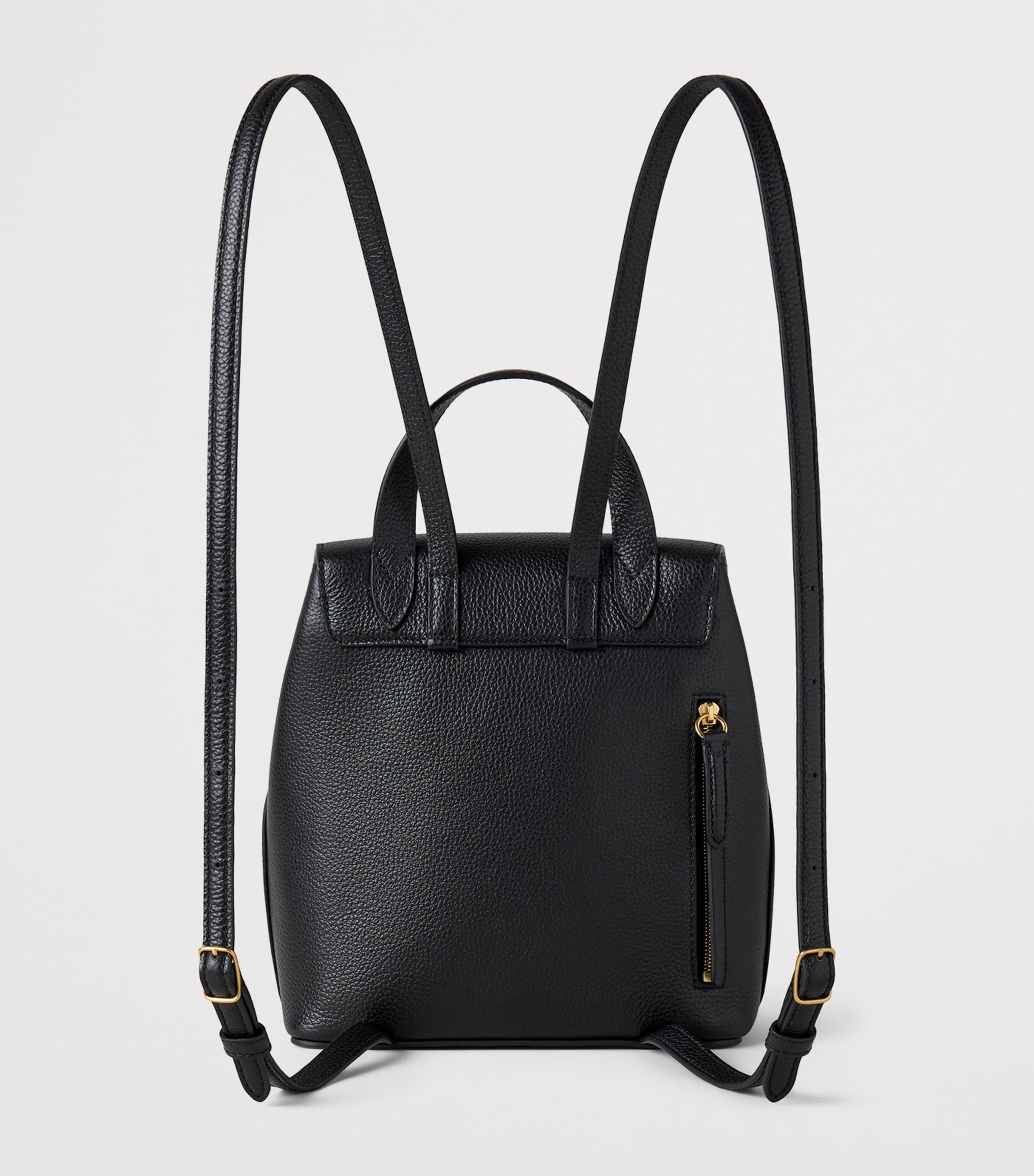 Mulberry Mini Leather Bayswater Backpack Black Image 3