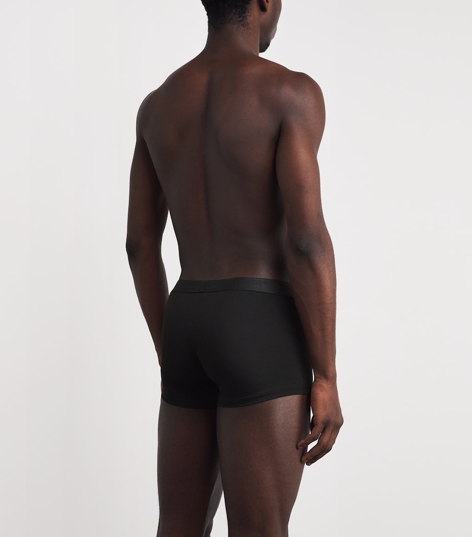 Tencel-Blend Stretch Trunks BKAA - BLACK Image 3