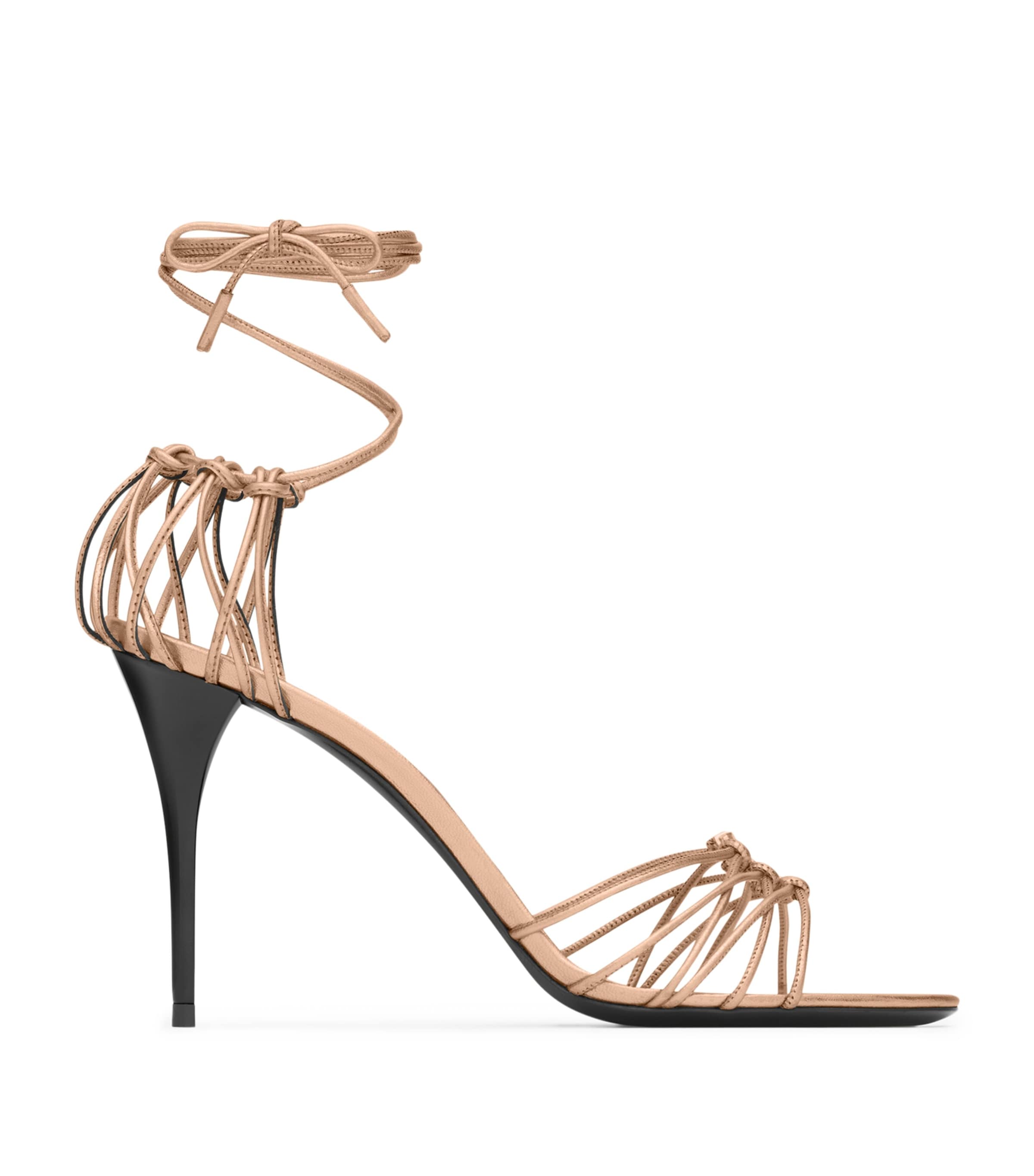 Metallic Leather Babylone Sandals 90 5912 Image 1