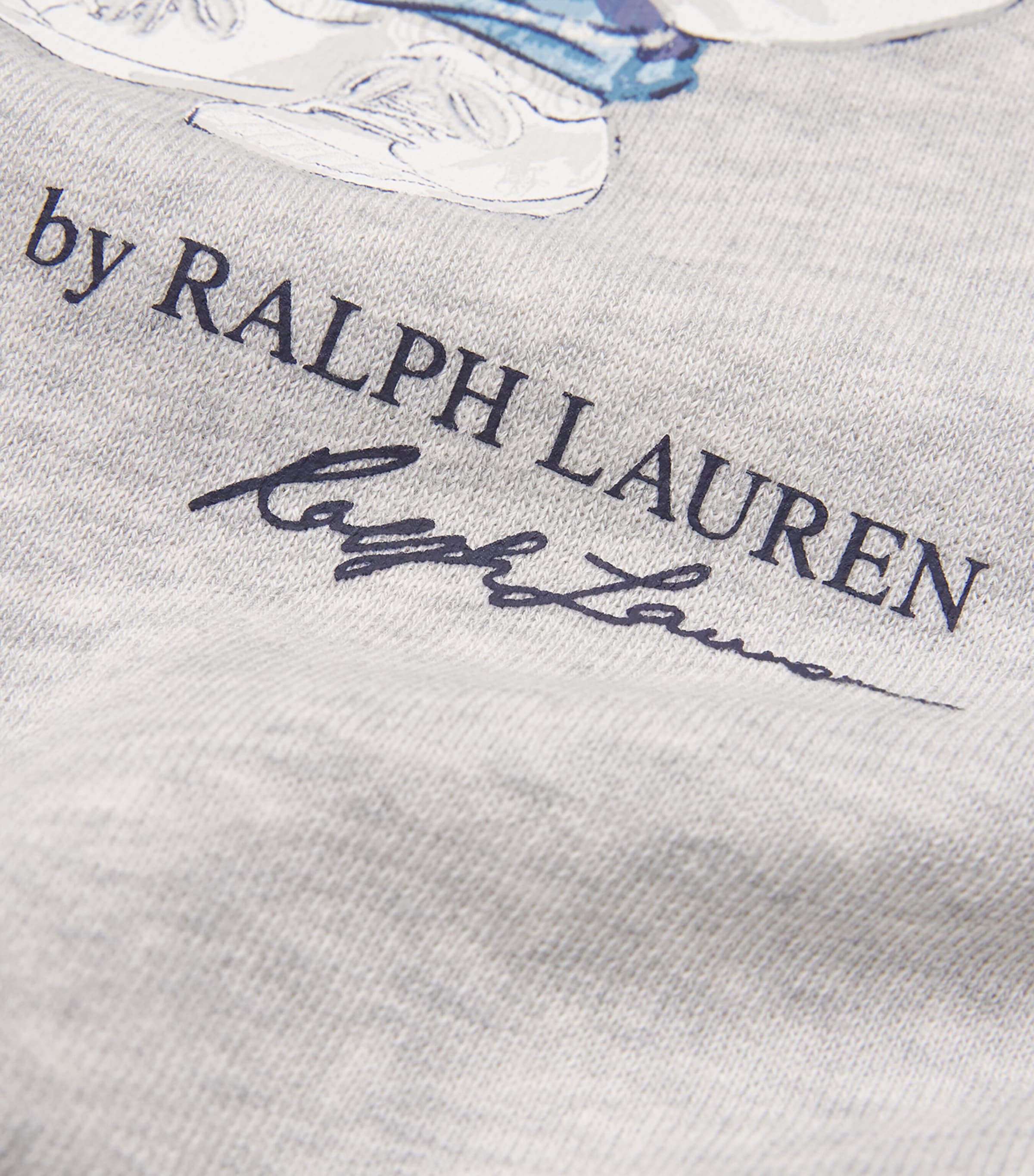 Polo Ralph Lauren Womens Polo Bear Sweatshirt Light Smoke Heather Image 6