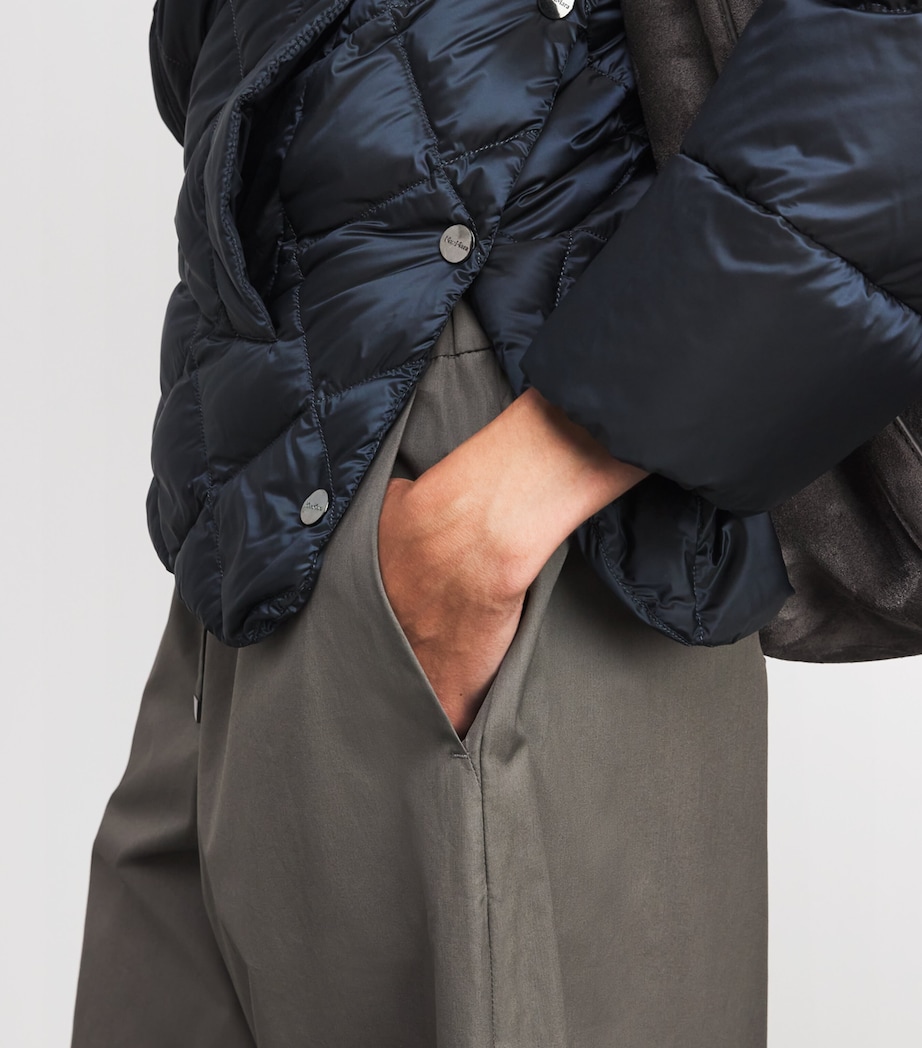 Cotton Drawstring Trousers MEDIUM GREY Image 6