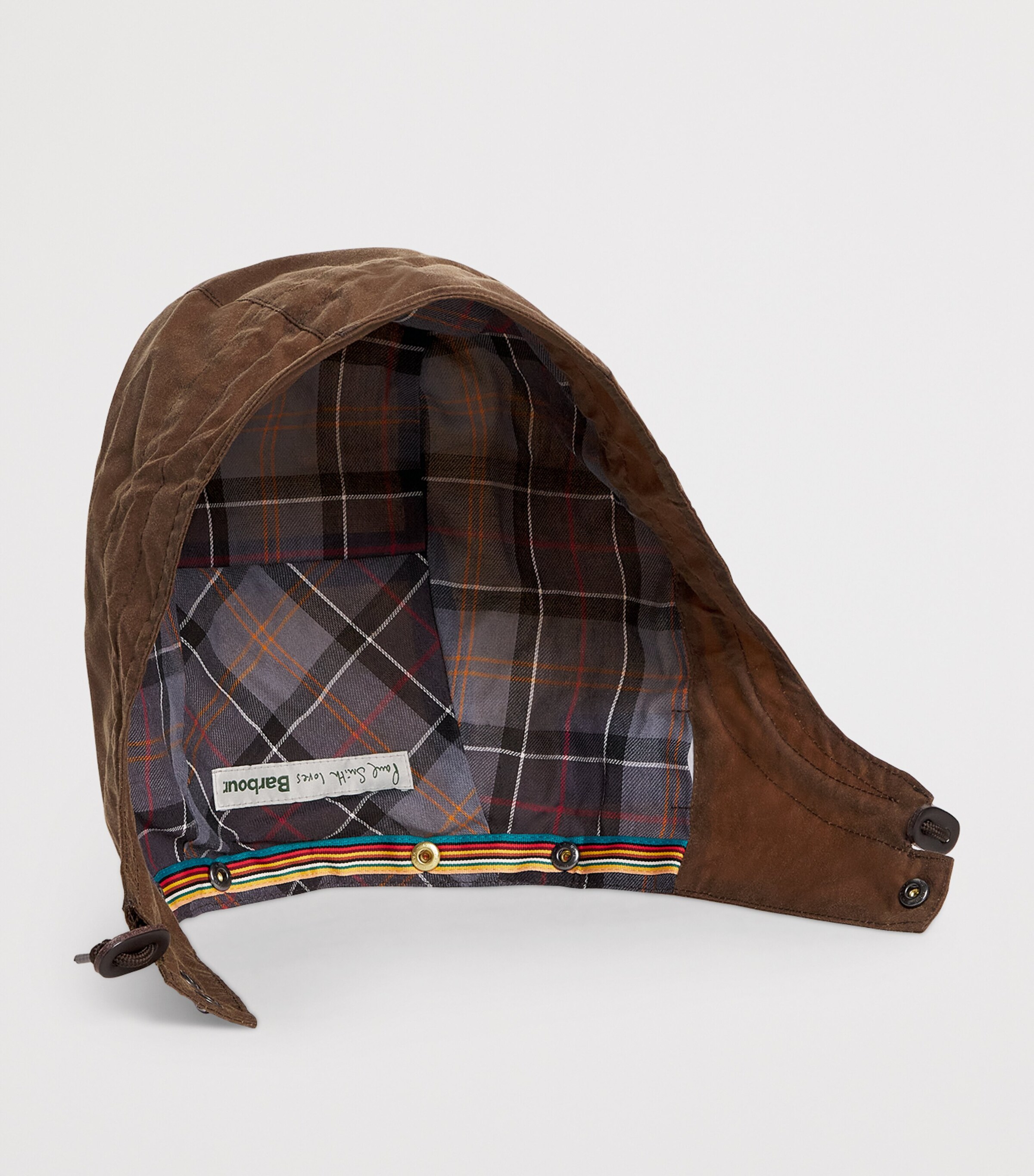 Barbour x Paul Smith Waxed Hood Tan Image 2