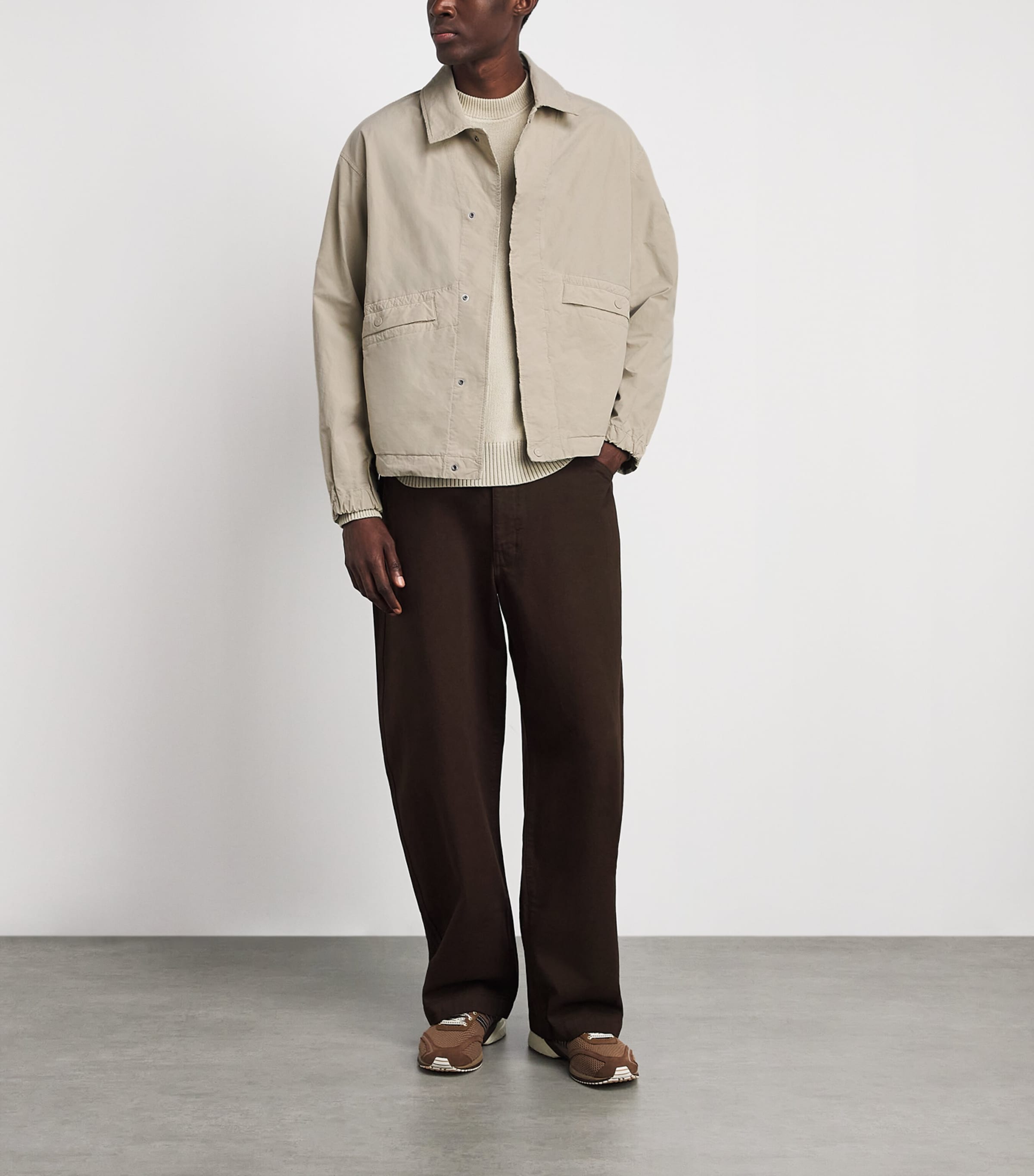 Stone Island Mens David Light-TC Ghost Coach Jacket Image 2
