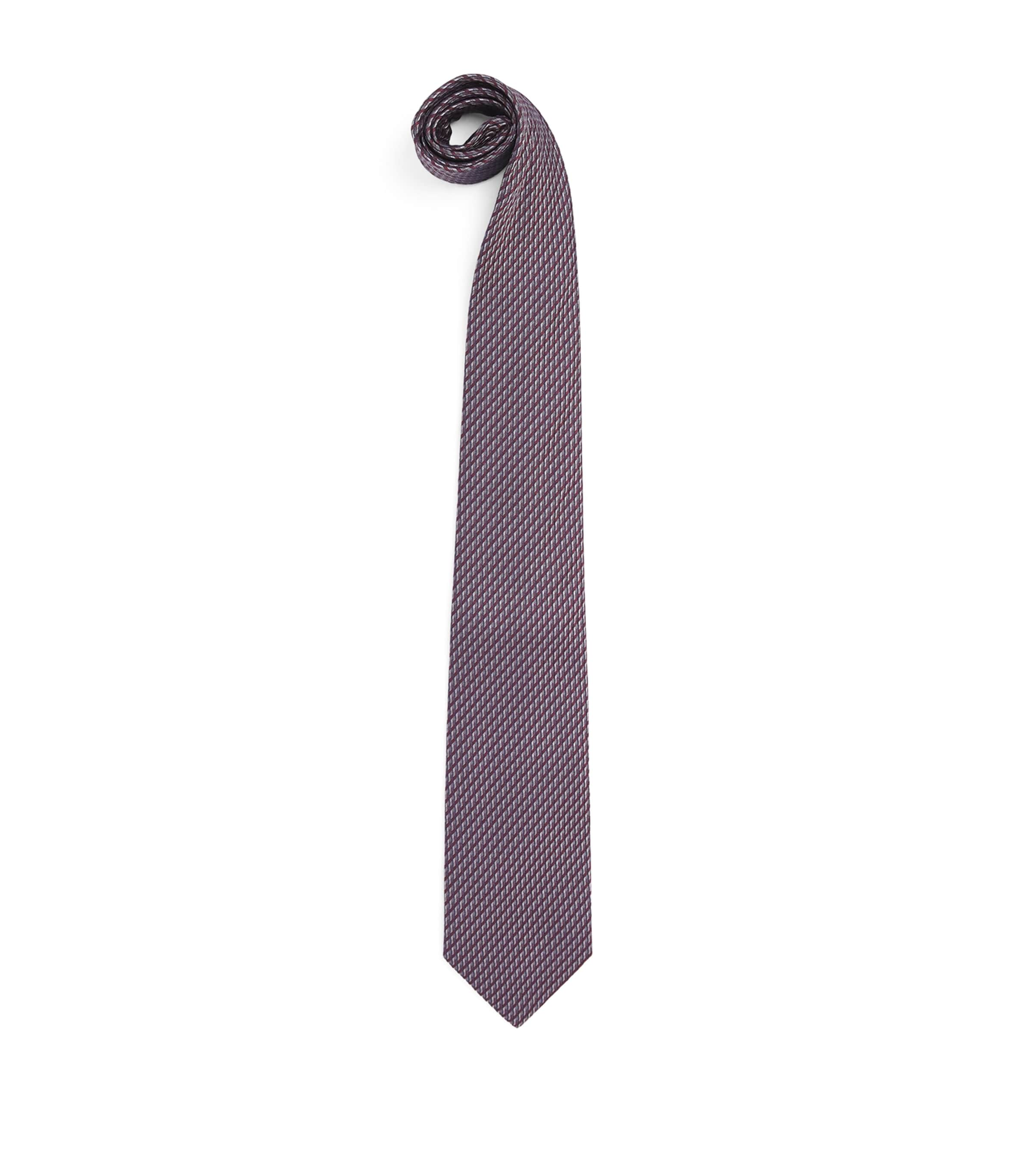 Pal Zileri Silk Jacquard Tie Bordeaux Image 1