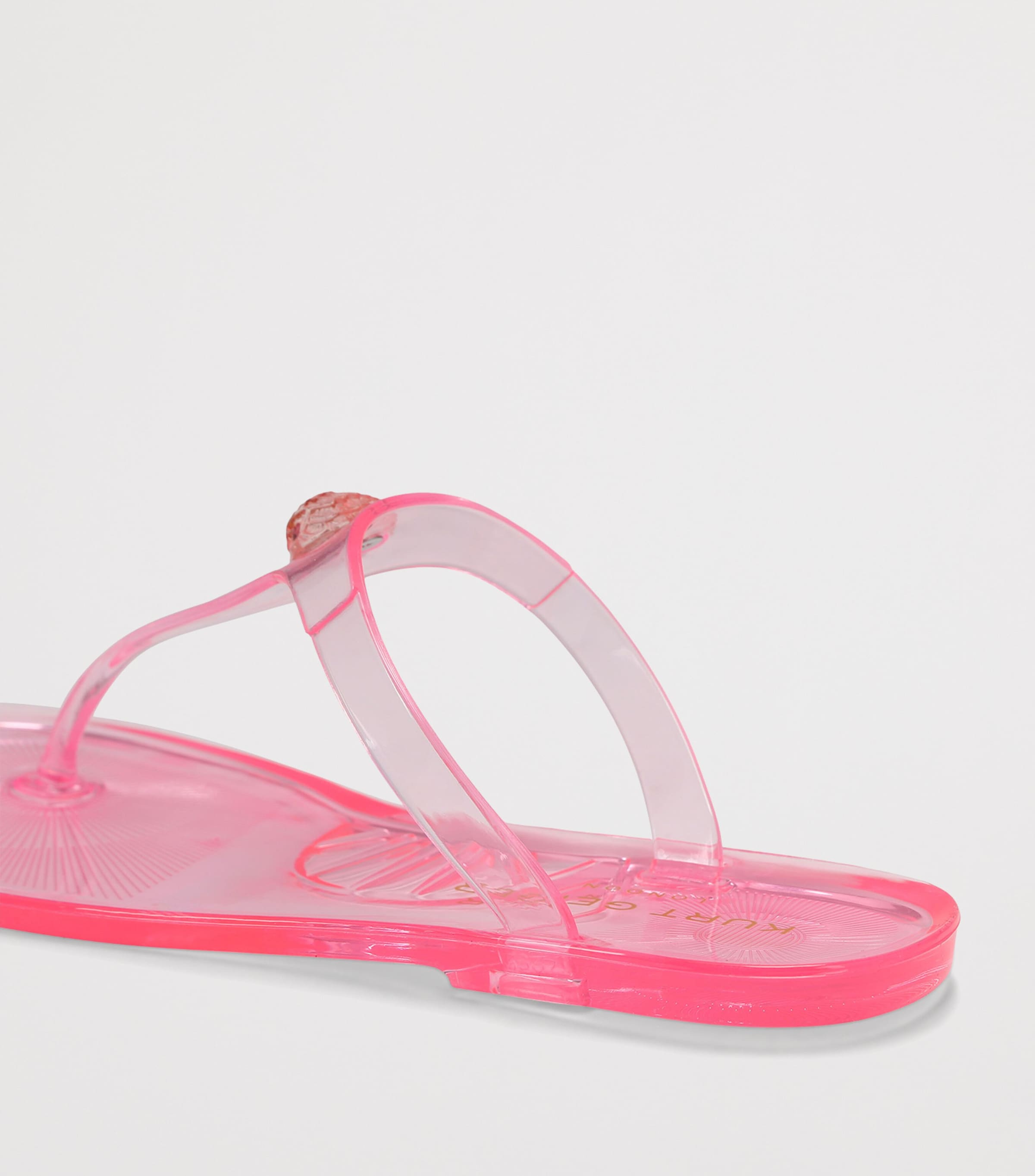 Kurt Geiger London Maddison T-Bar Sandals Pink Image 3
