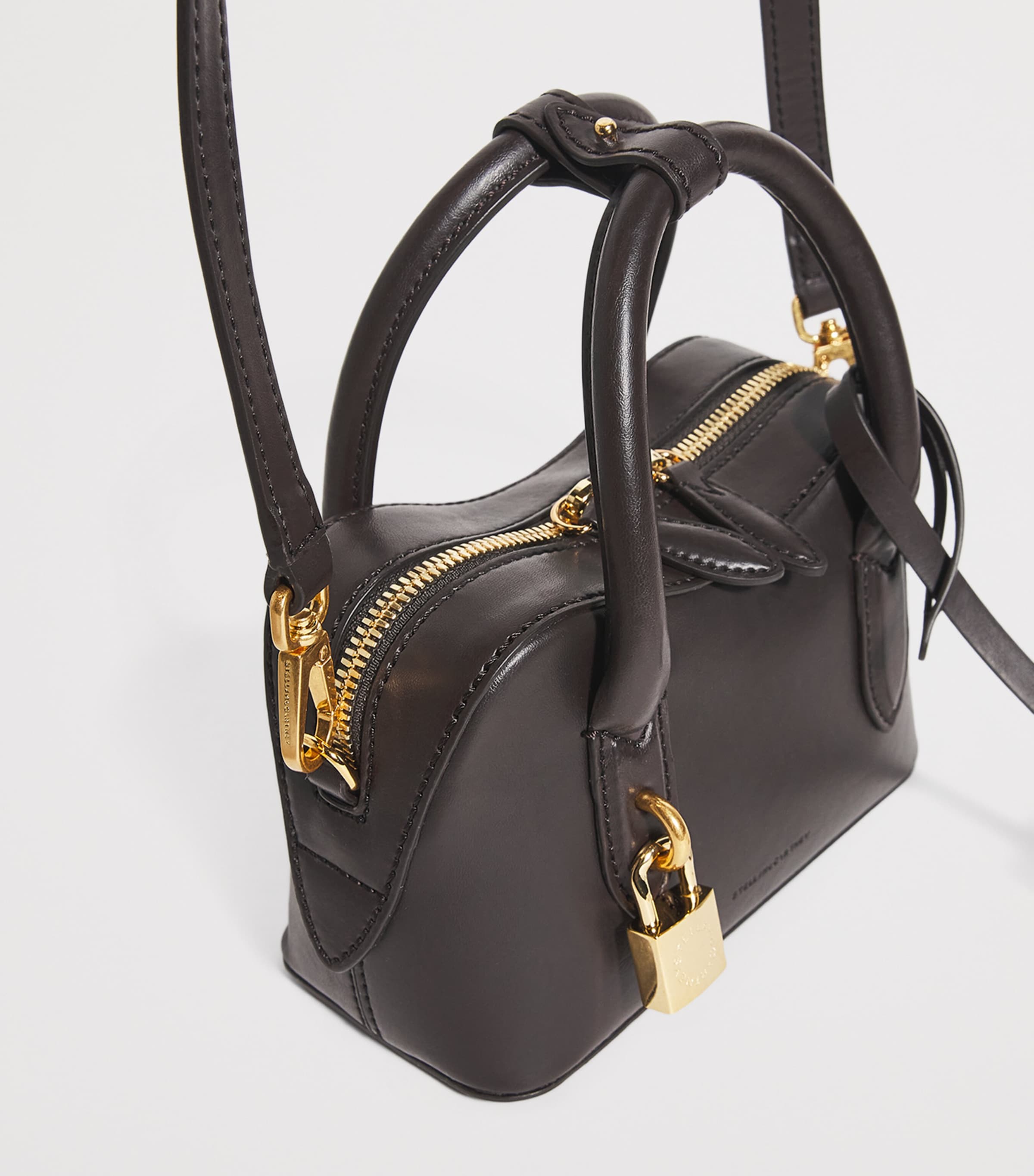 Tiny Vegan Leather Ryder Top-Handle Bag 2102 DARK ESPRESSO Image 4