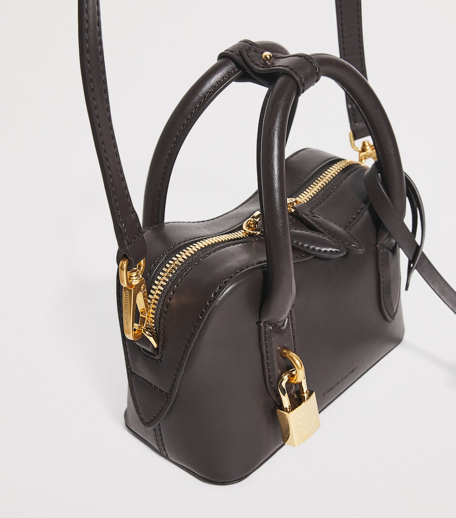 Tiny Vegan Leather Ryder Top-Handle Bag 2102 DARK ESPRESSO Image 4