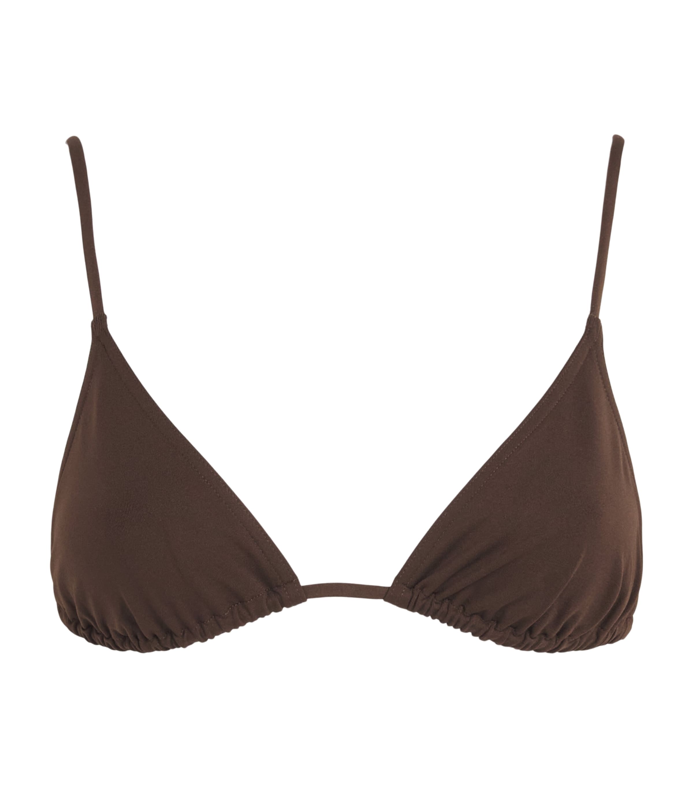 Eres Womens Mouna Triangle Bikini Top Chocolat Noir Image 1