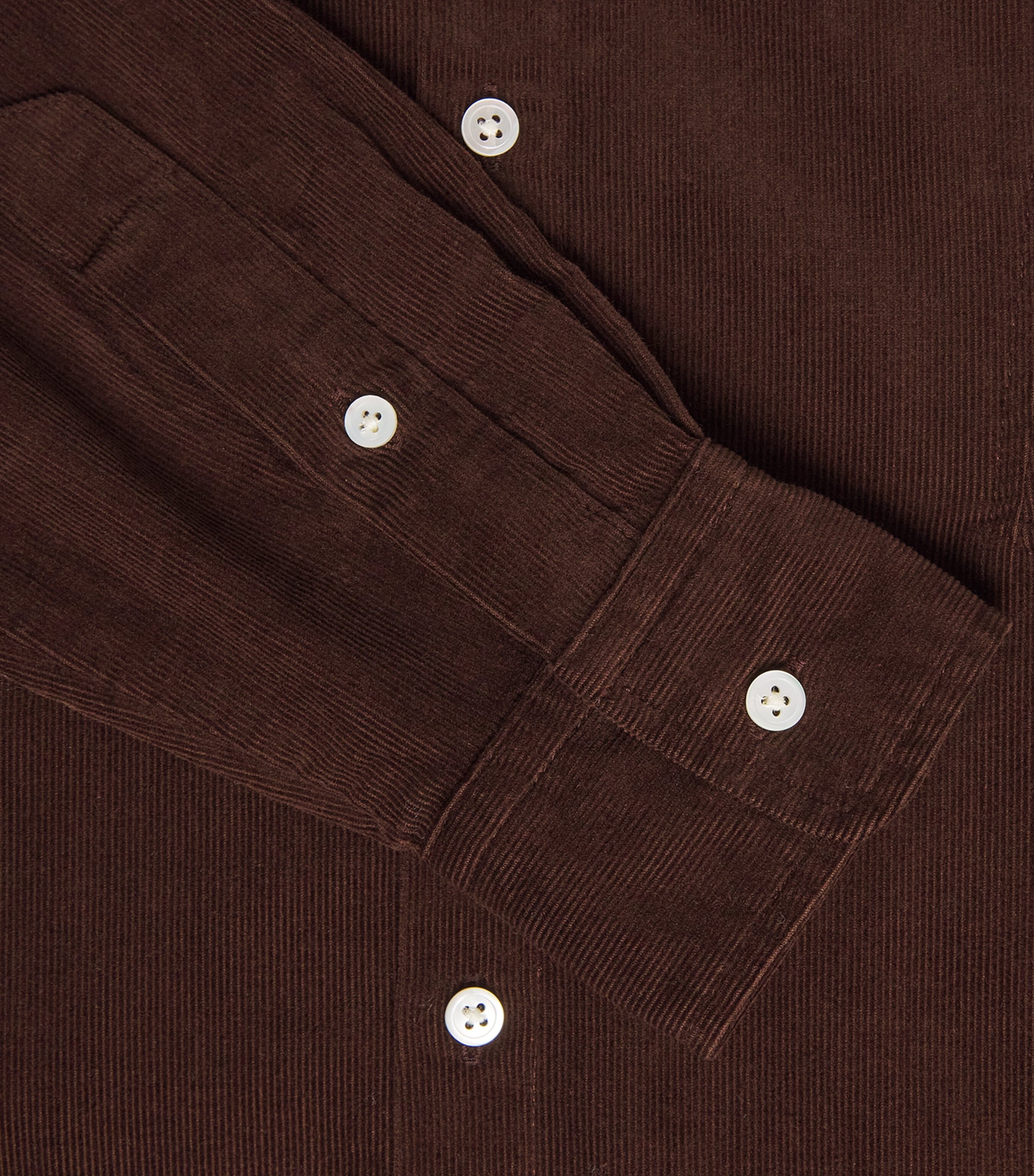 Polo Ralph Lauren Womens Cotton Corduroy Midi Shirt Dress Brown Image 6