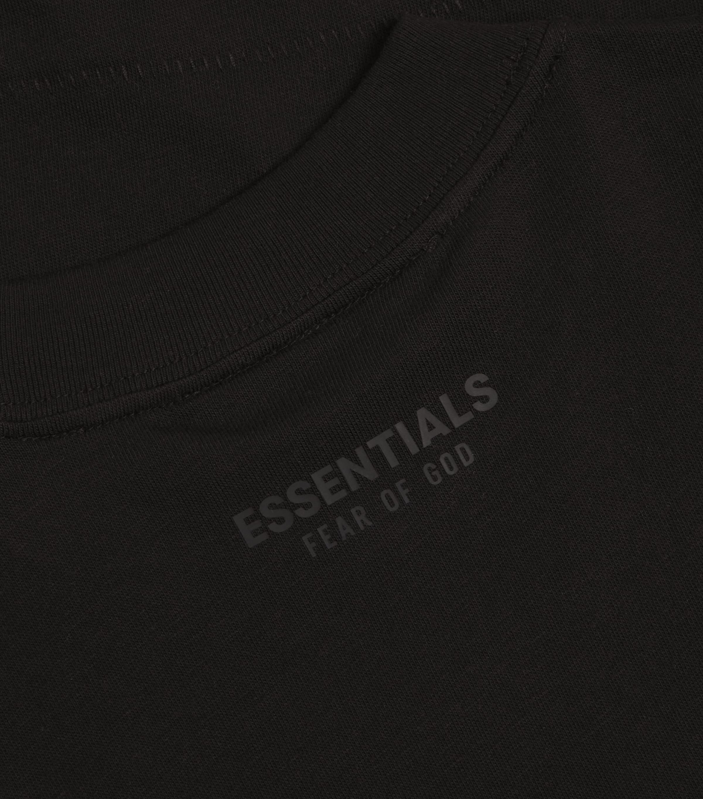 Cotton-Blend Logo T-Shirt (2-16 Years) 001 BLACK Image 4