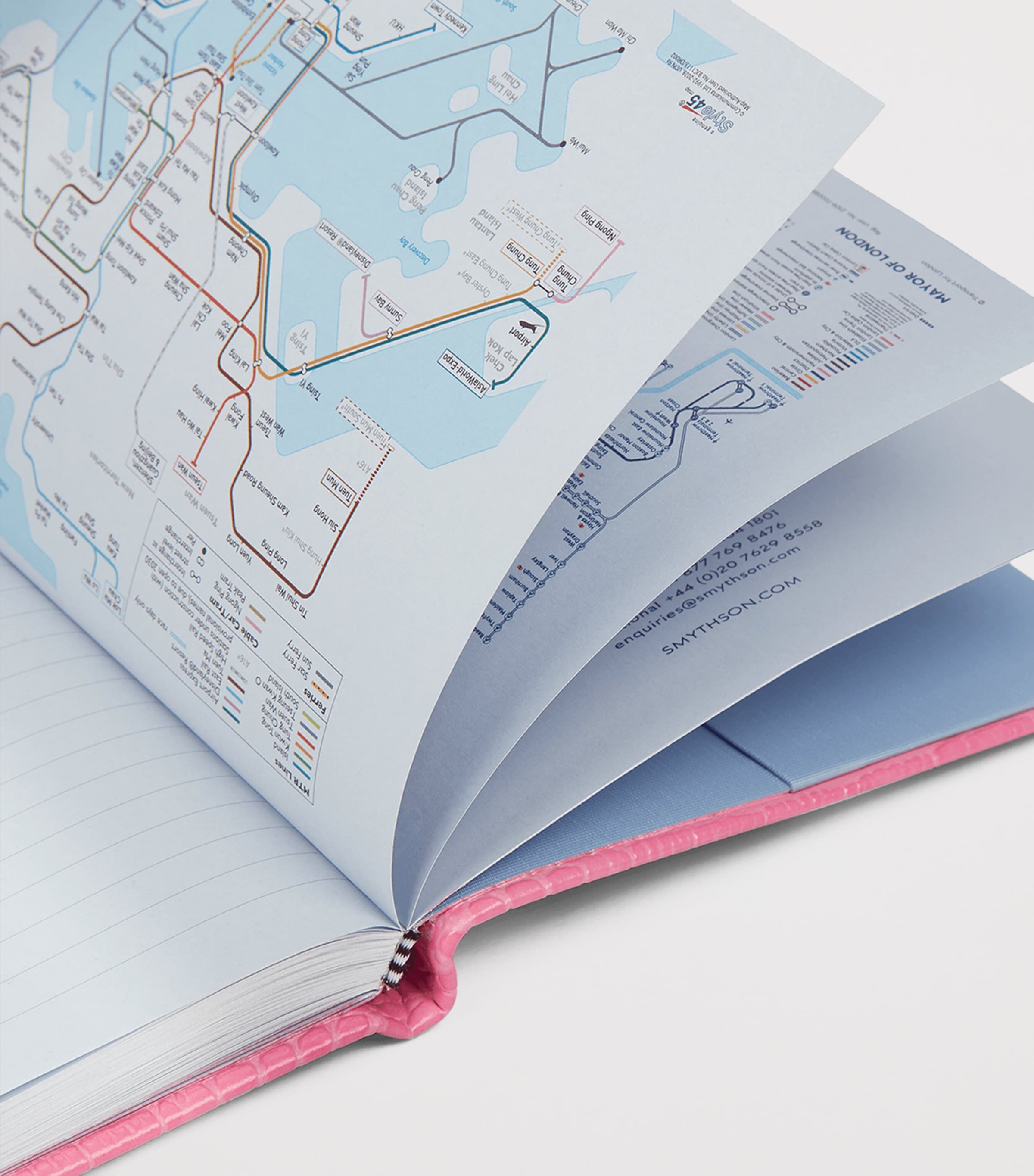 Smythson Leather Soho Weekly Diary 2027 Flamingo Image 7