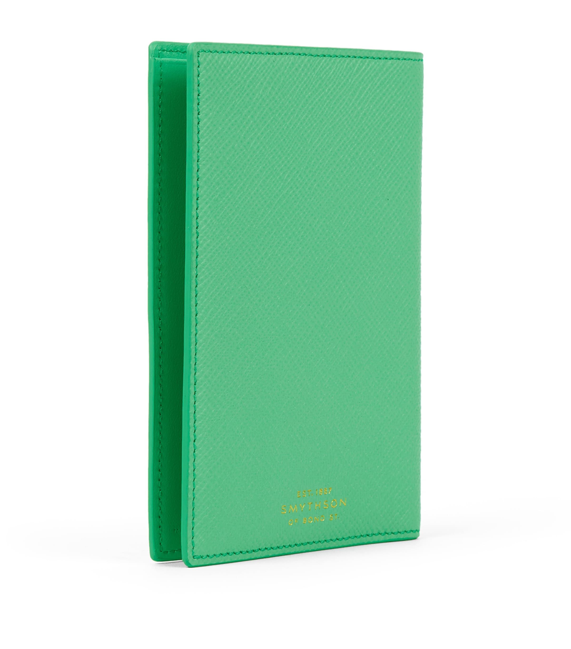 Smythson Leather Panama Passport Cover Shamrock Image 3