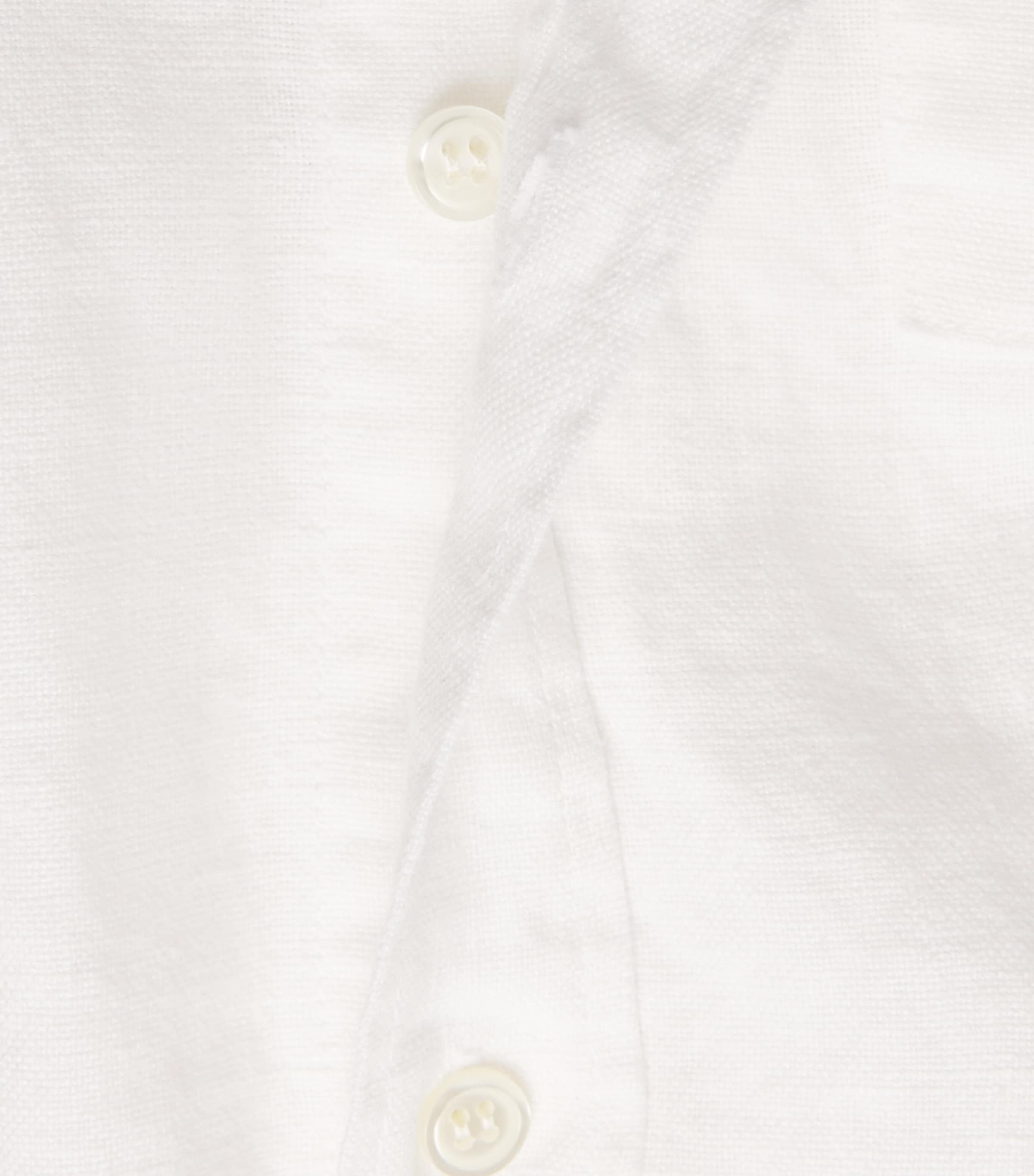 Citizens of Humanity Mens Linen Short-Sleeve Cairo Shirt White Image 6