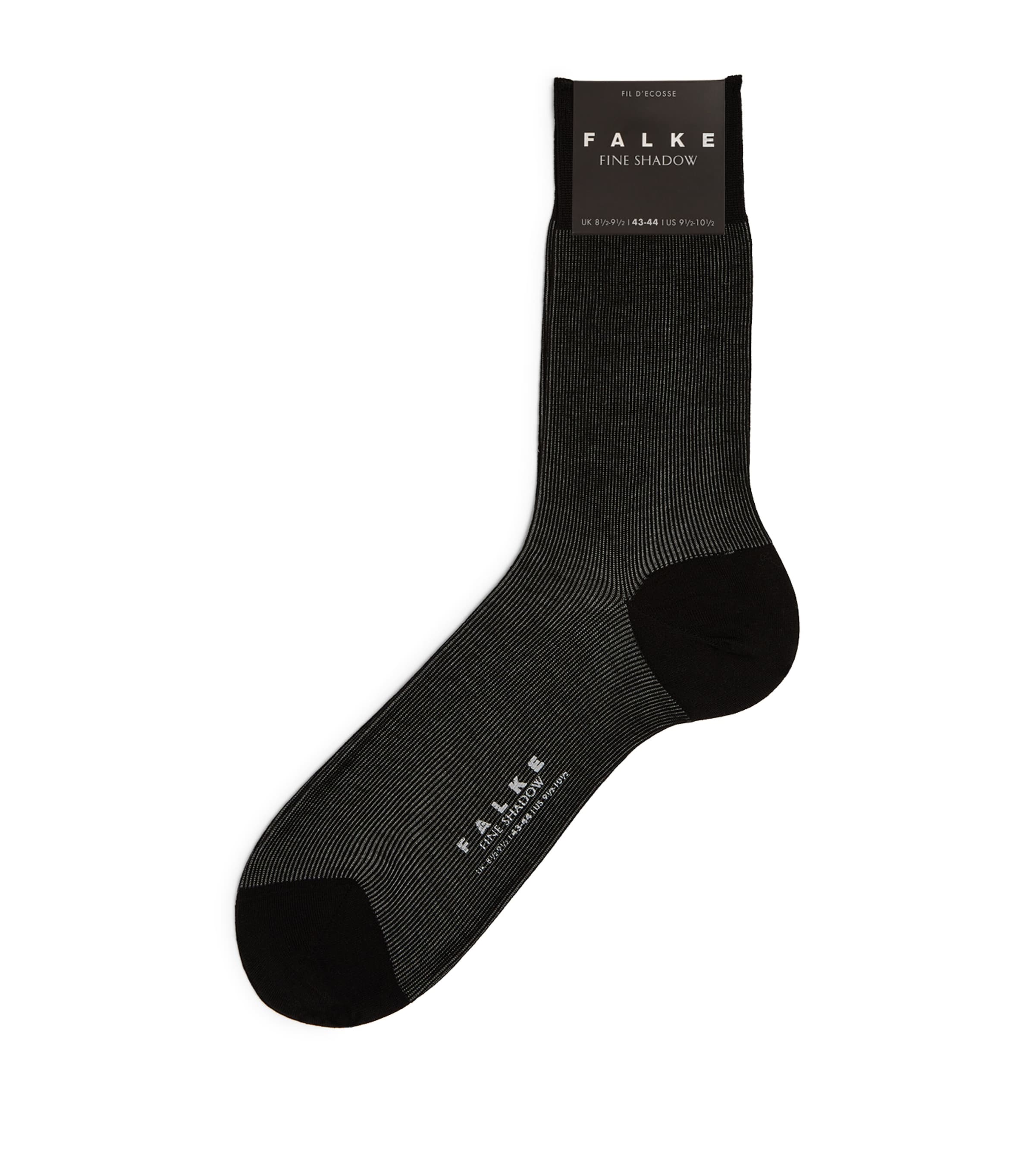 Falke Fine Shadow Socks In Black