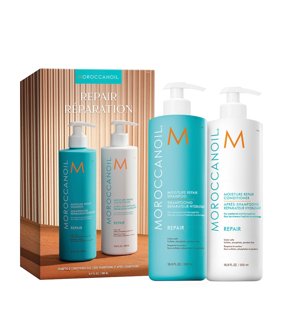 Moisture Repair Shampoo & Conditioner Gift Set (2 x 500ml) NO COLOUR Image 1