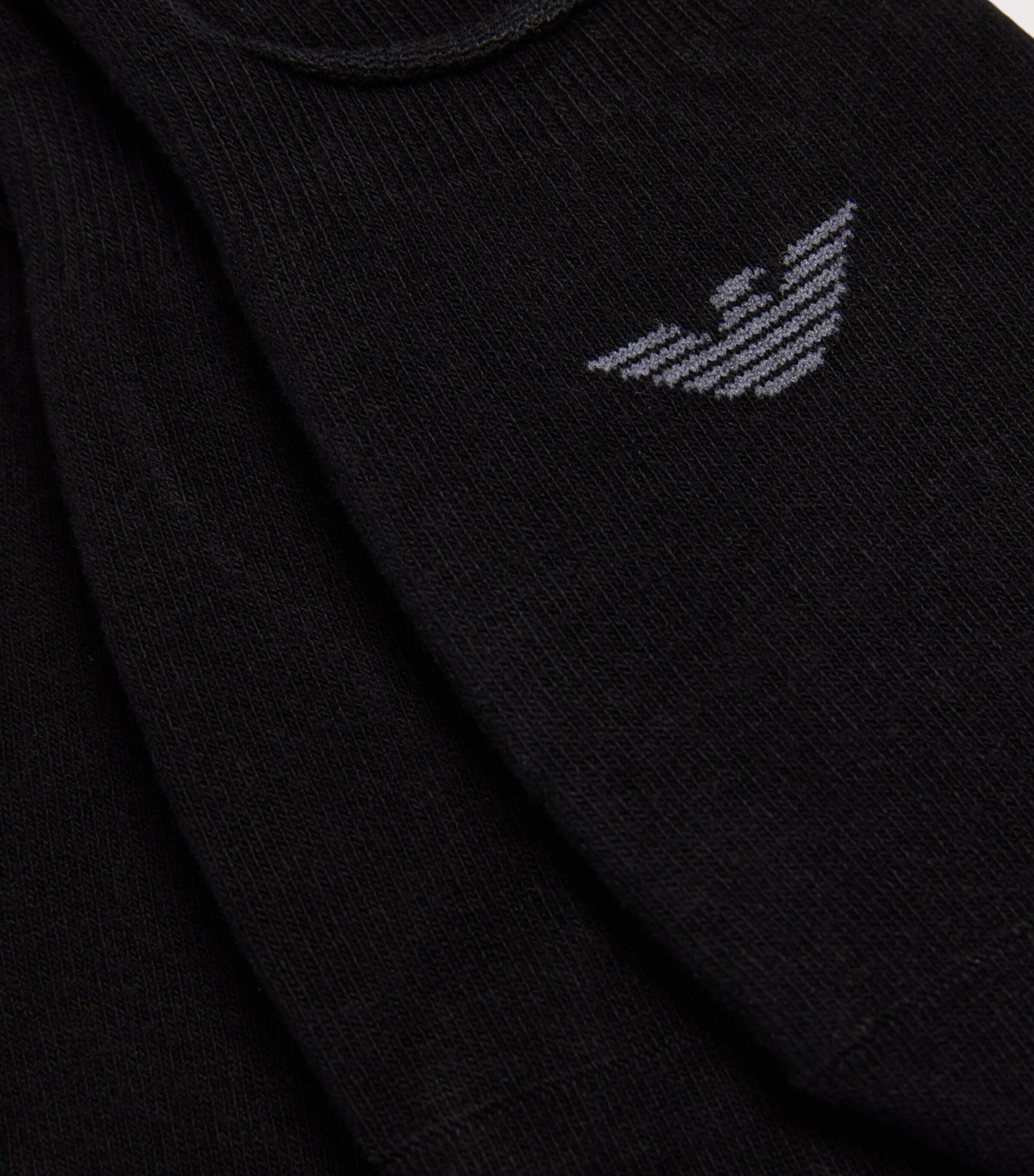 Invisible Logo Socks (Pack of 3) MC061 BLACK Image 2