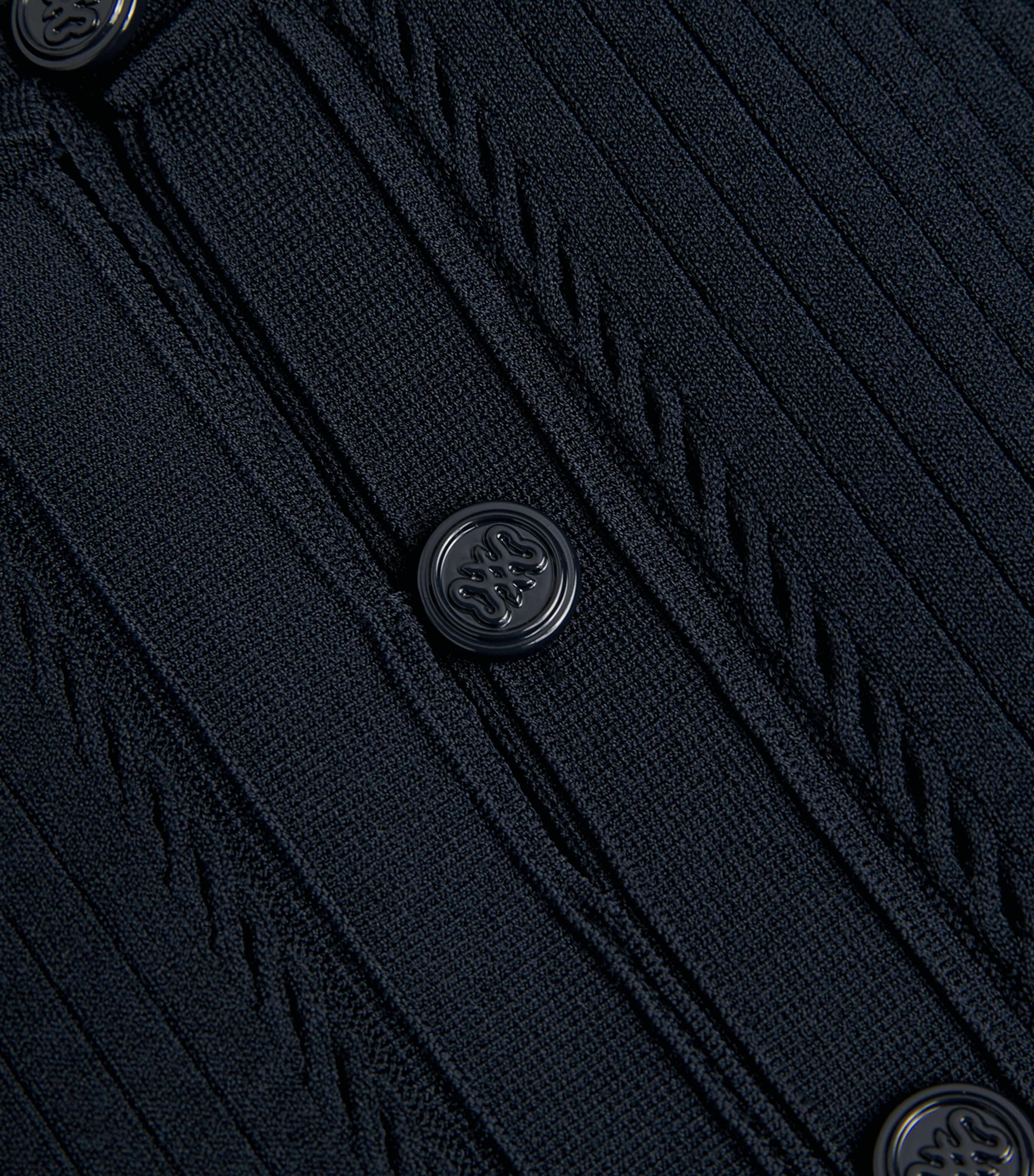 Knit Maxi Dress NAVY BLUE Image 4