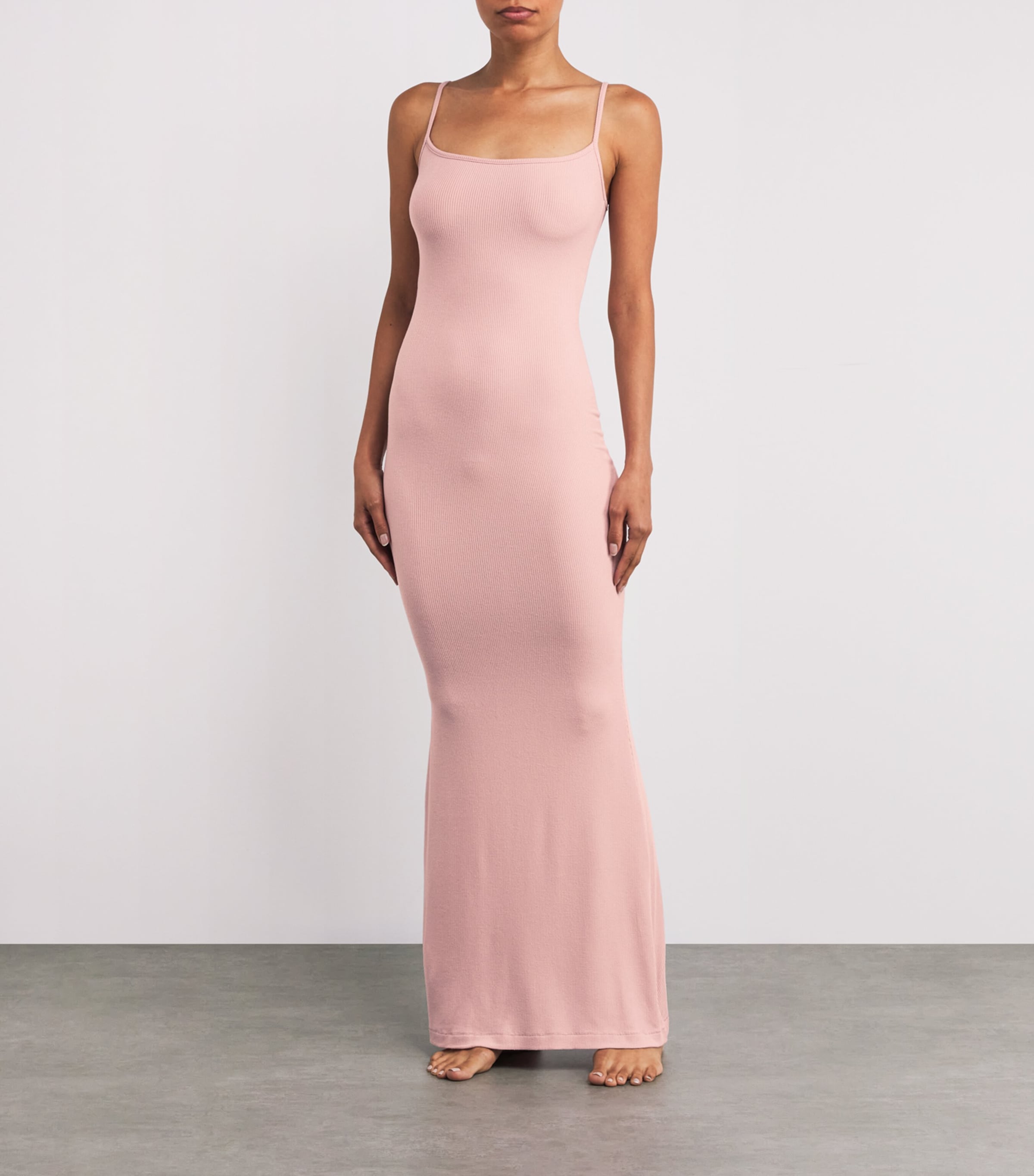 【SKIMS】SOFT LOUNGE SLIP DRESS Skims Soft Lounge Long Slip Dress | Harrods US