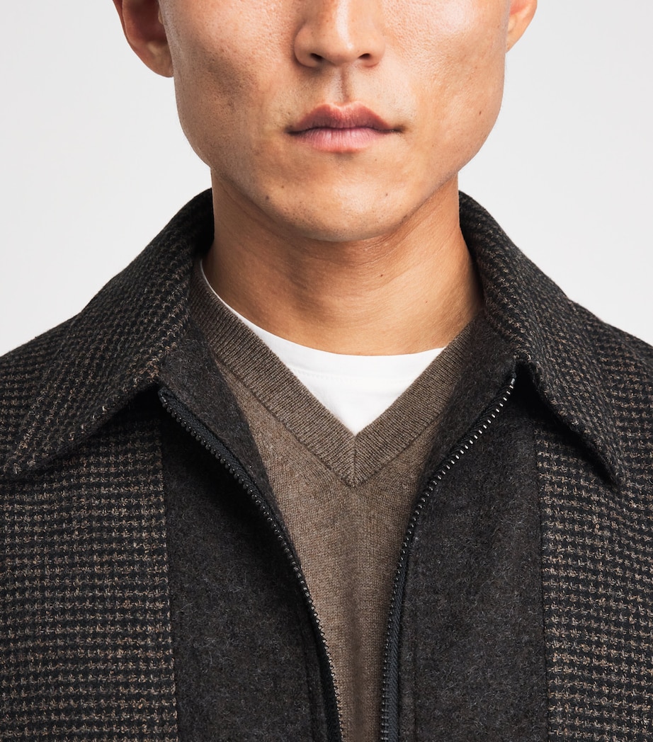 Sunspel Mens Cashmere V-Neck Sweater Image 3
