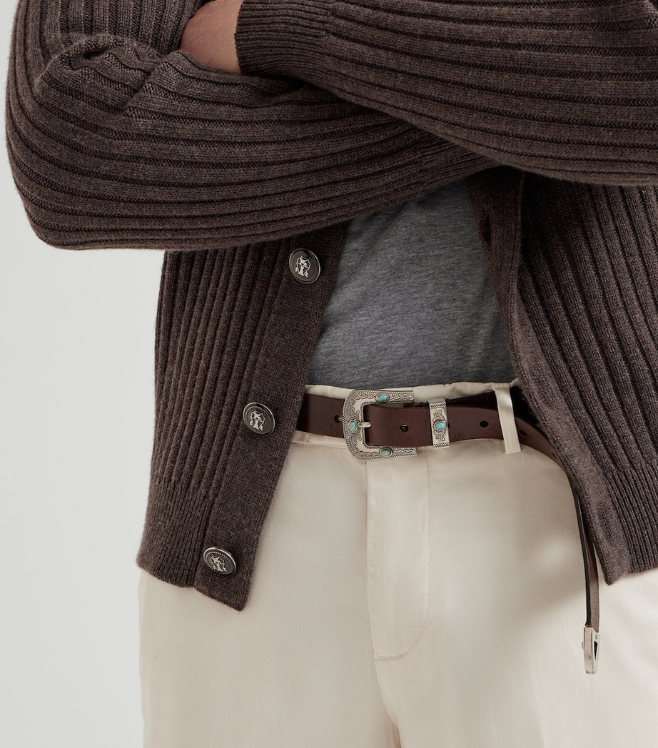 Stretch-Cotton Garment-Dyed Trousers C5797 Image 5