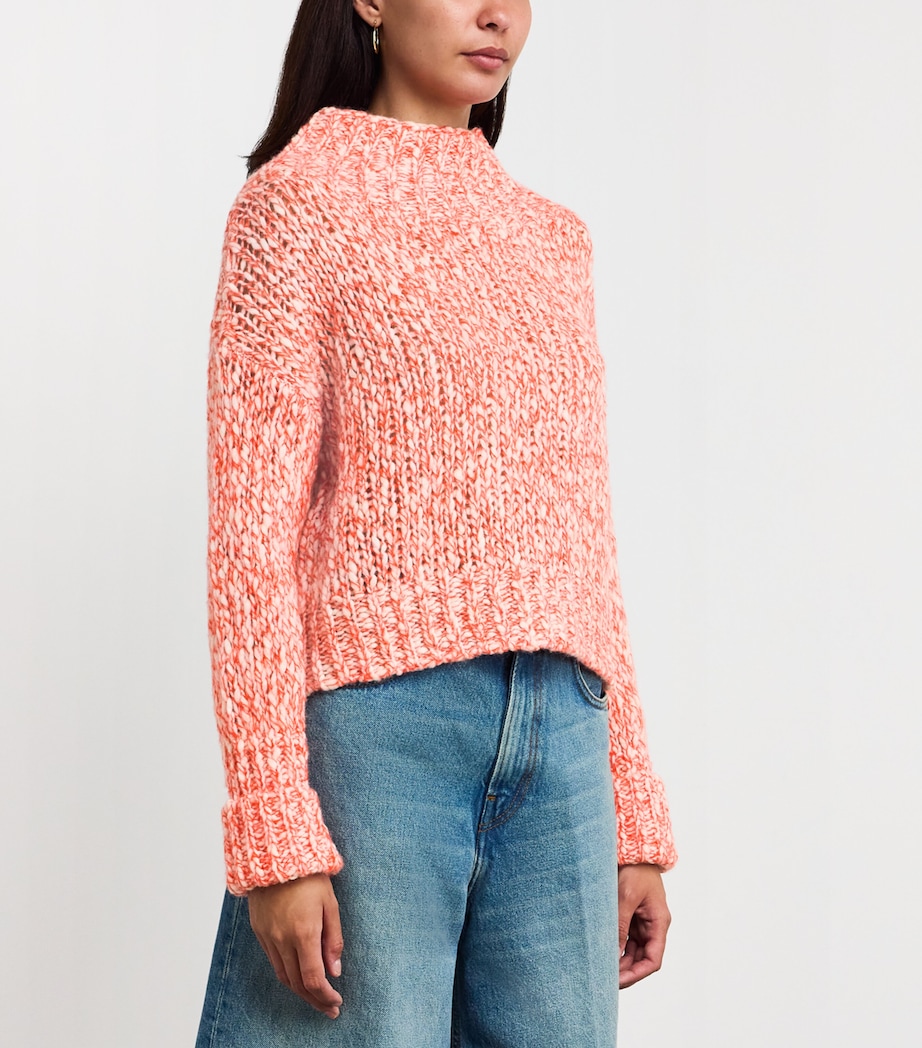 Wool-Blend Sweater RED Image 3