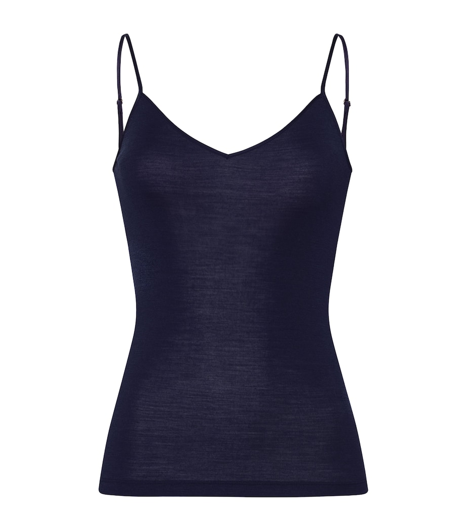 Woolen Silk Camisole NIGHT BLUE Image 1