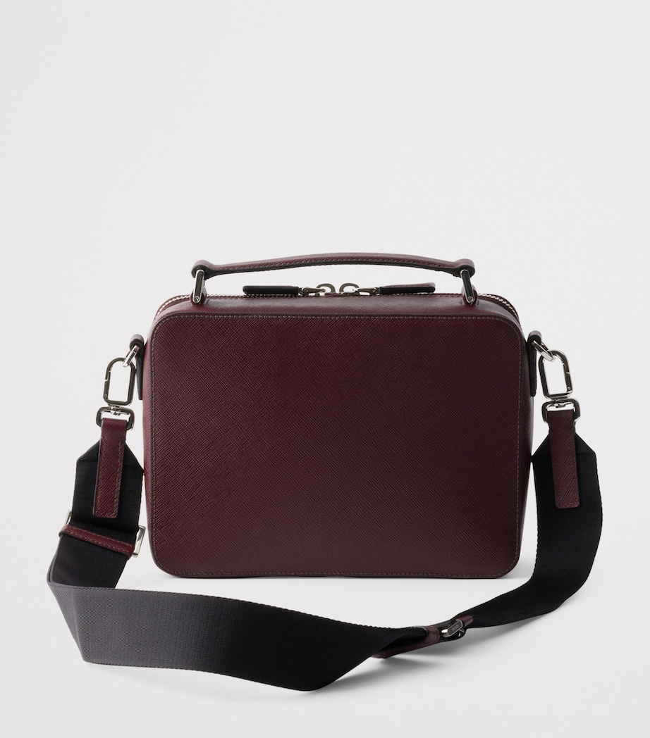 Medium Saffiano Leather Brique Cross-Body Bag F0007 Image 3