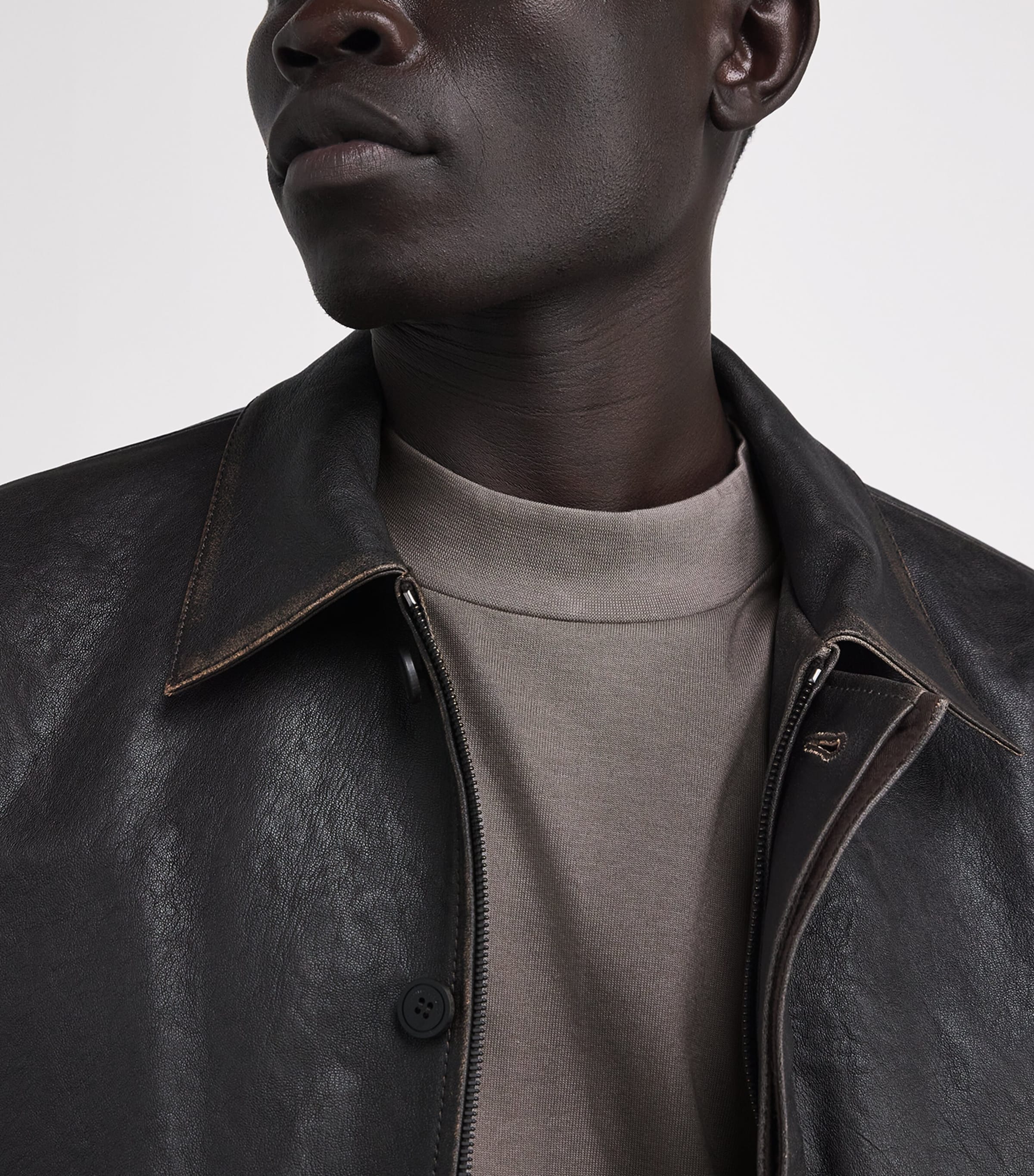 Cotton Boxy T-Shirt GREY Image 6