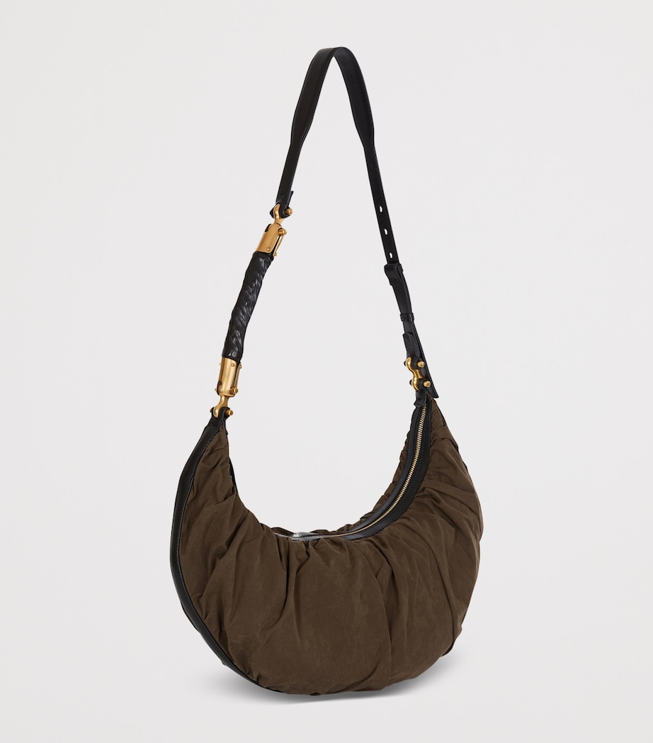 Balmain Eben Hobo Bag Kaki Image 3