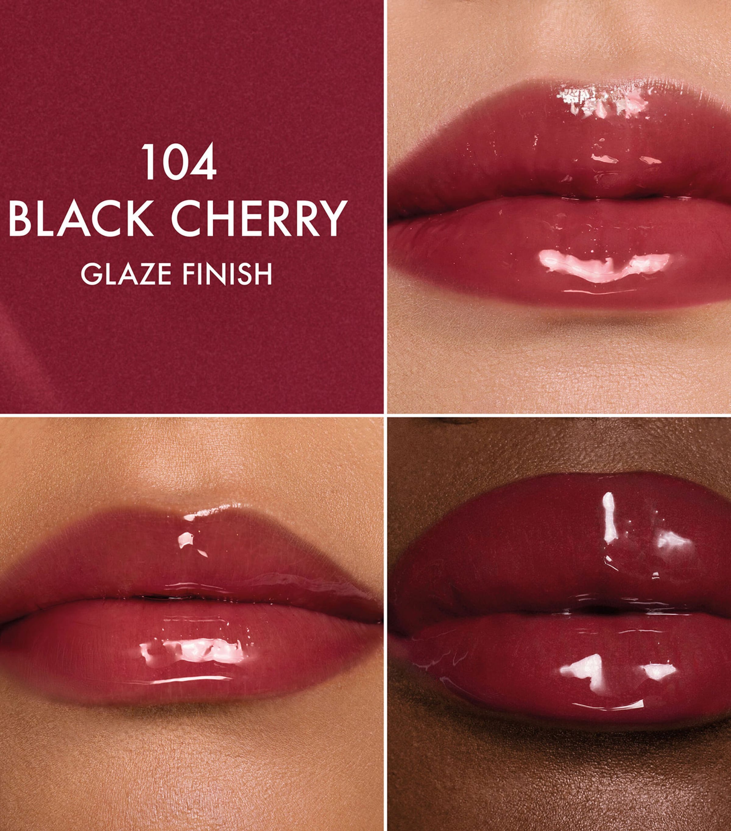 Dior Addict Lip Glow Oil 104 BLACK CHERRY Image 2