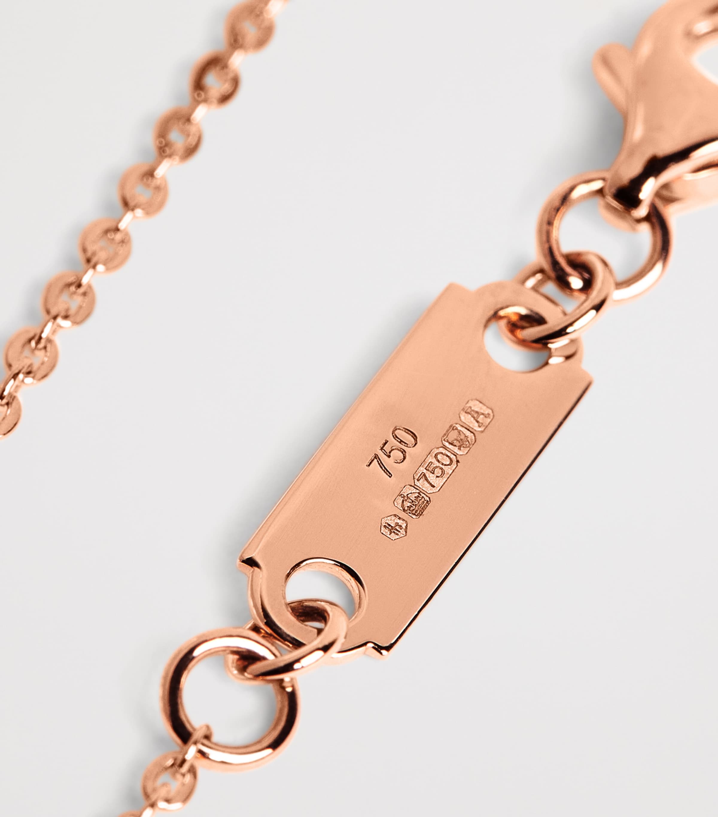 Rose Gold and Diamond Necklace (0.50ct) ROSE GOLD Image 4