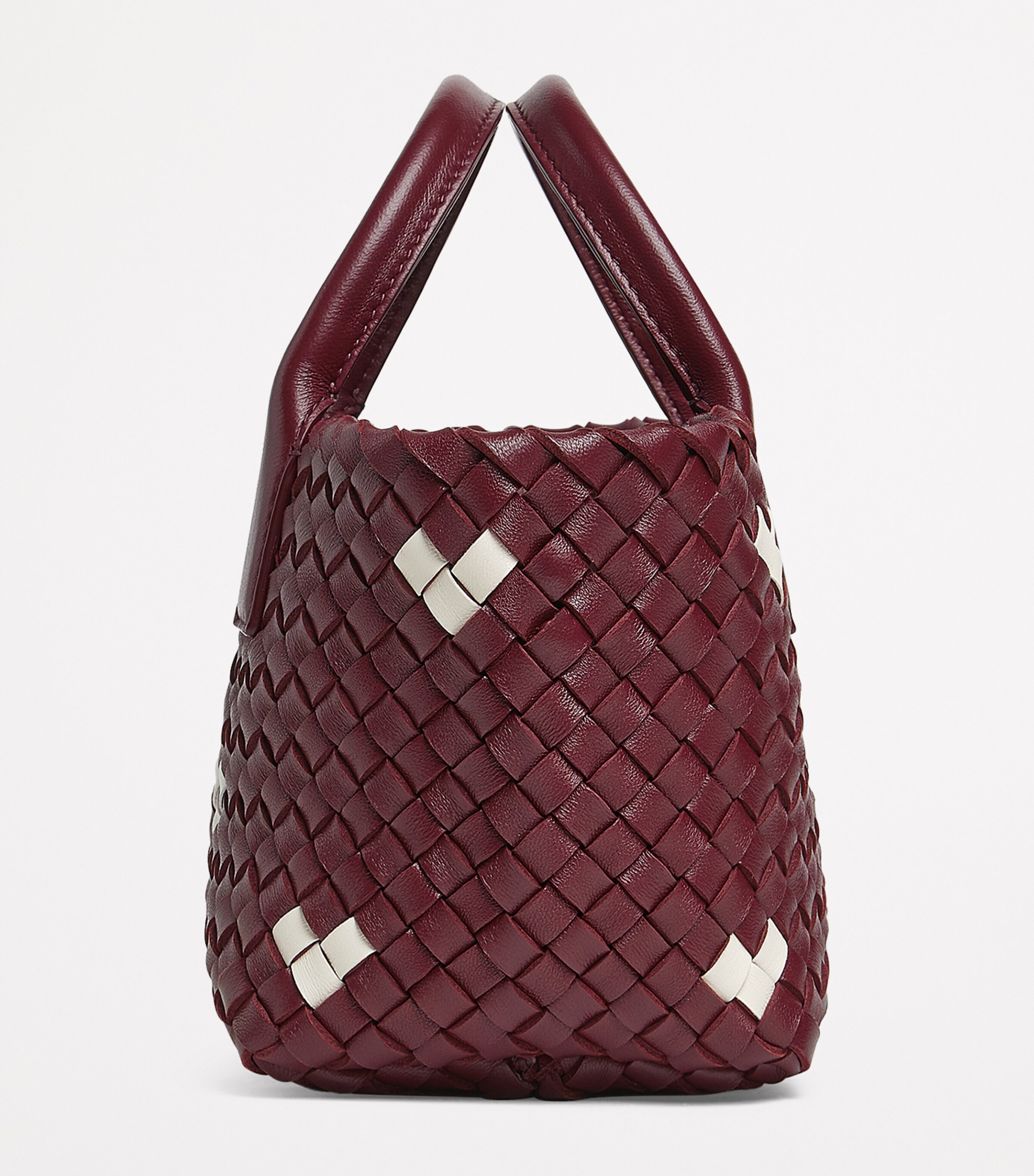 【BOTTEGA VENETA】CABAT イントレチャート レザー ミニ トート BOTTEGA VENETA Cabat イントレチャートレザー ミニトートバッグ