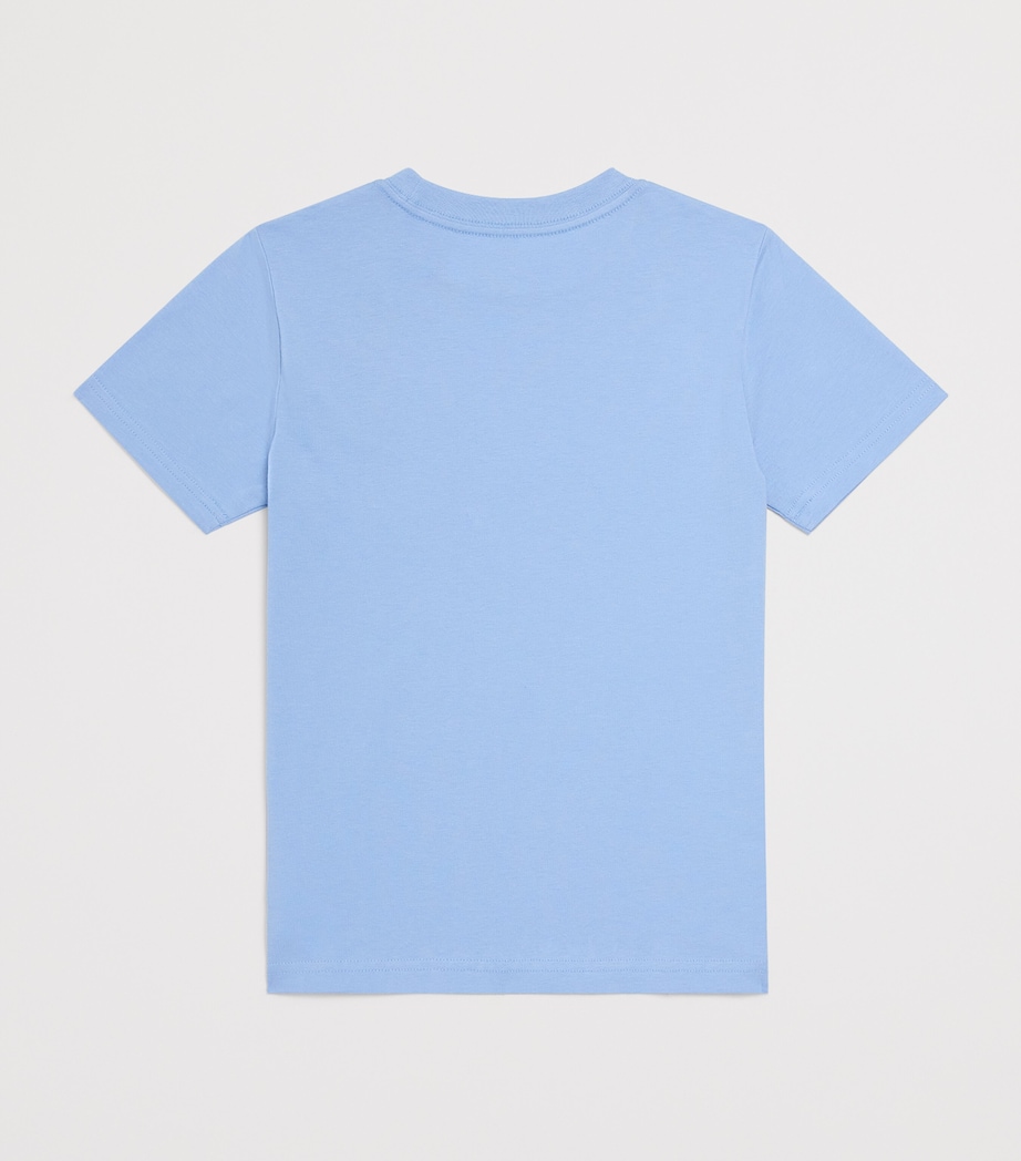Cotton Logo Pocket T-Shirt (2-7 Years) CHAMBRAY BLUE/C7560 Image 2