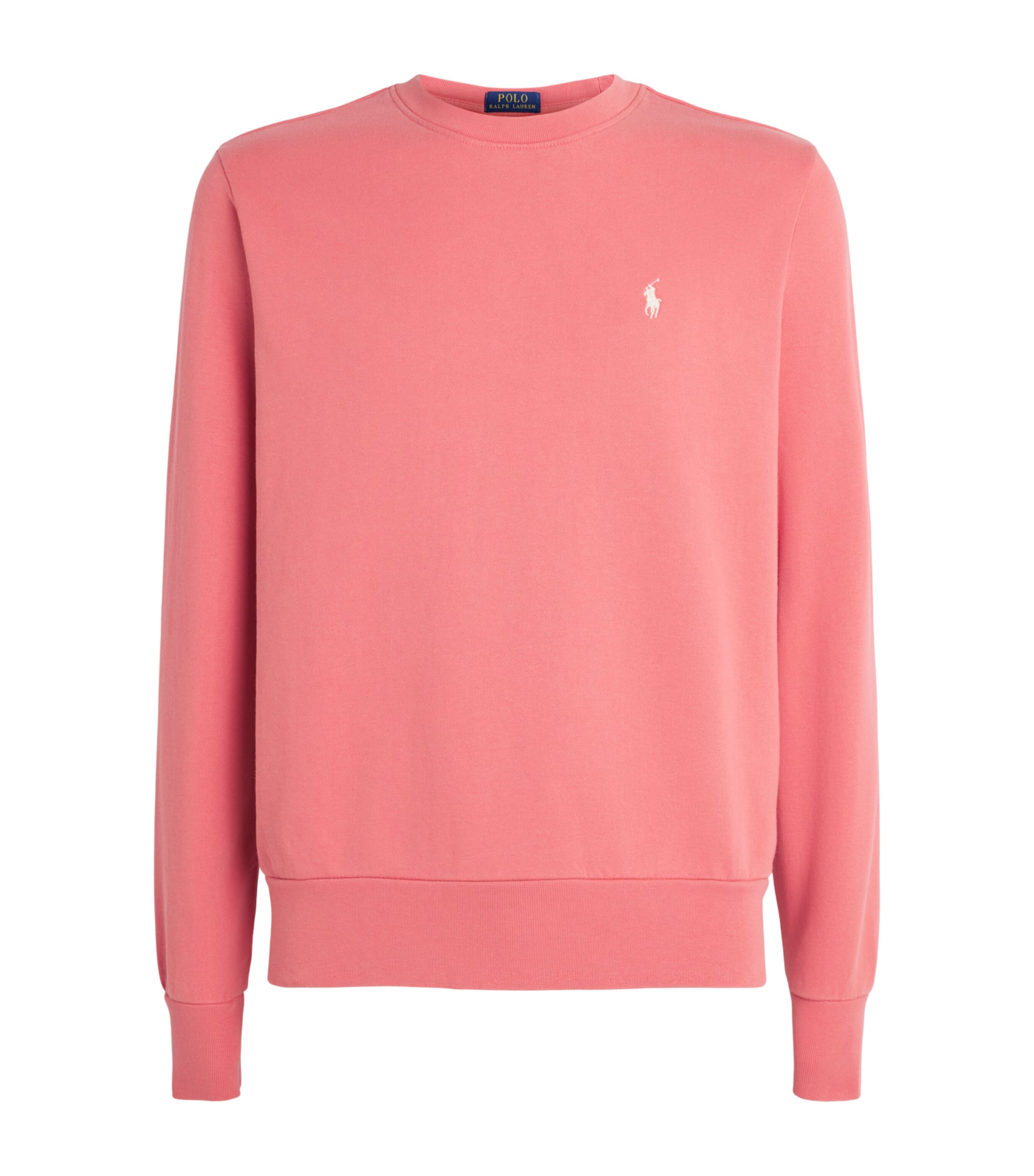 Polo Ralph Lauren Mens Cotton Loopback Fleece Sweatshirt Red Sky Image 1
