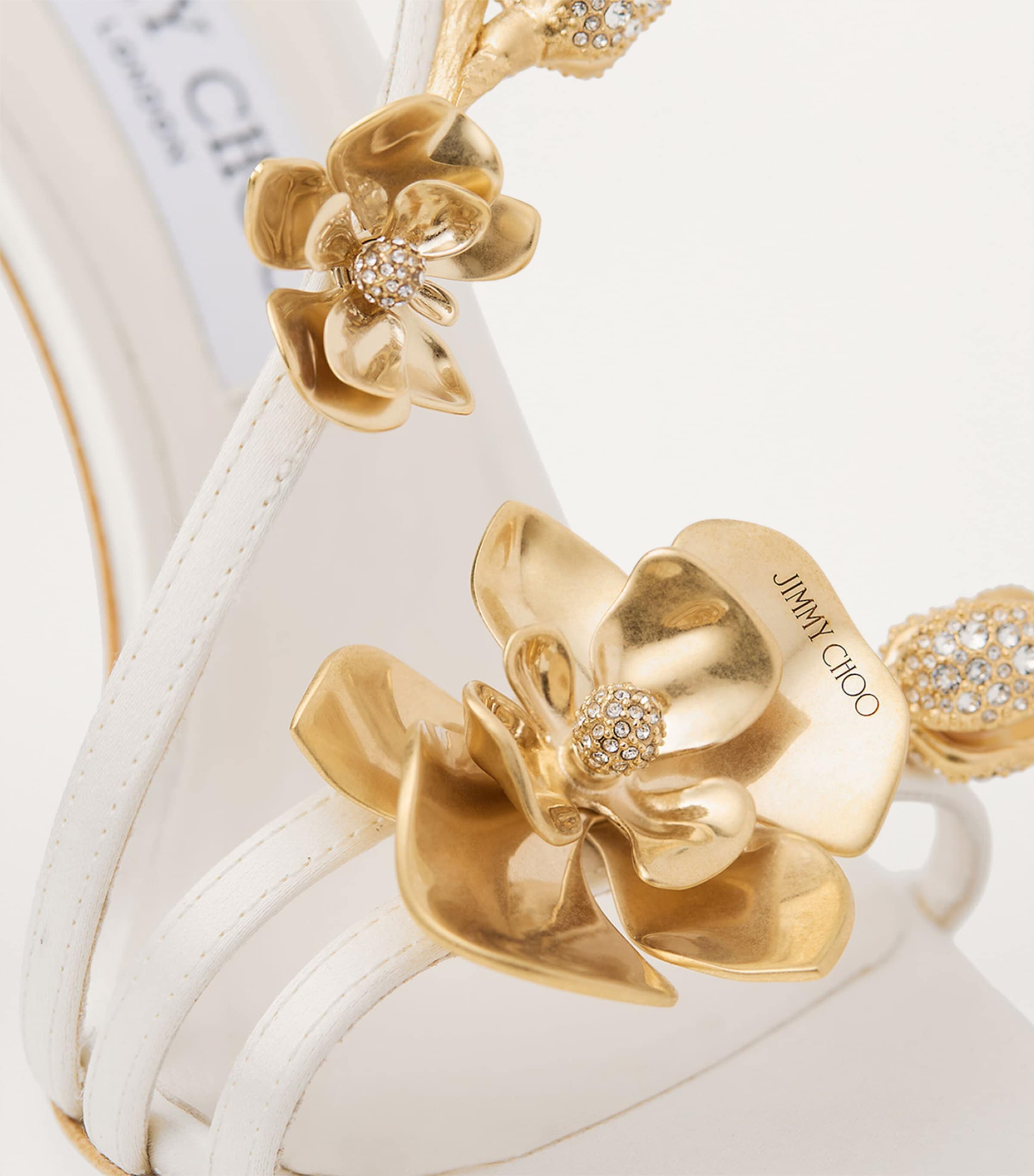 Zea Heeled Sandals 95 IVORY/METAL MIX Image 6