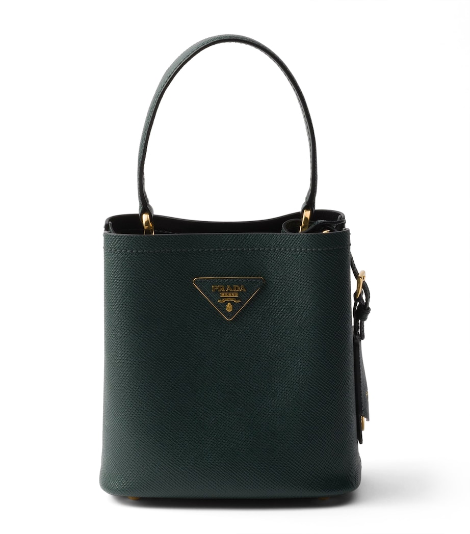 Prada Saffiano Leather Panier Top-Handle Bag Image 1