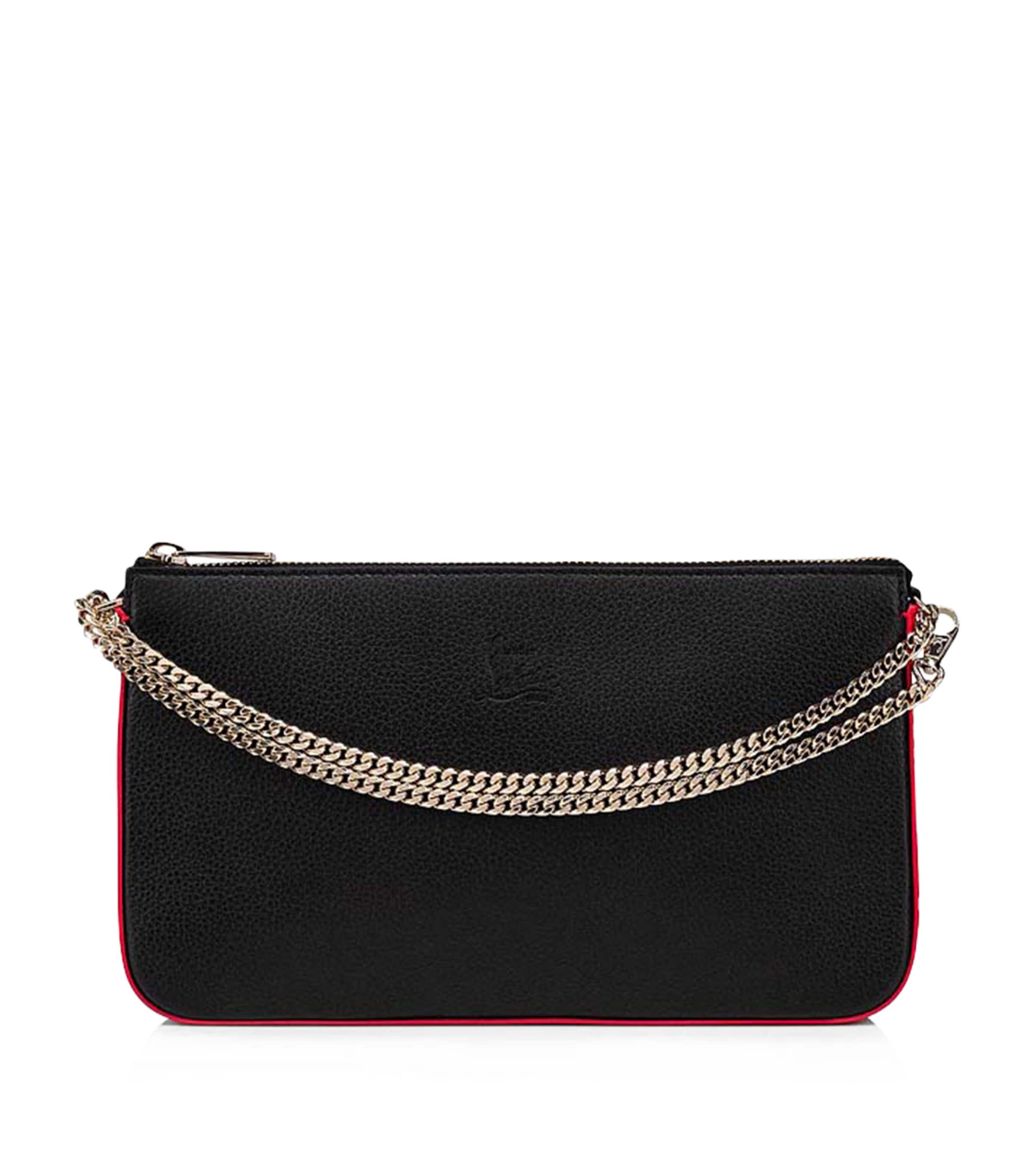 ユニセックス ハイブリッド型 LOUBIDEAL Christian Louboutin Loubila Hybrid - Pouch - Calf leather - Black - Christian
