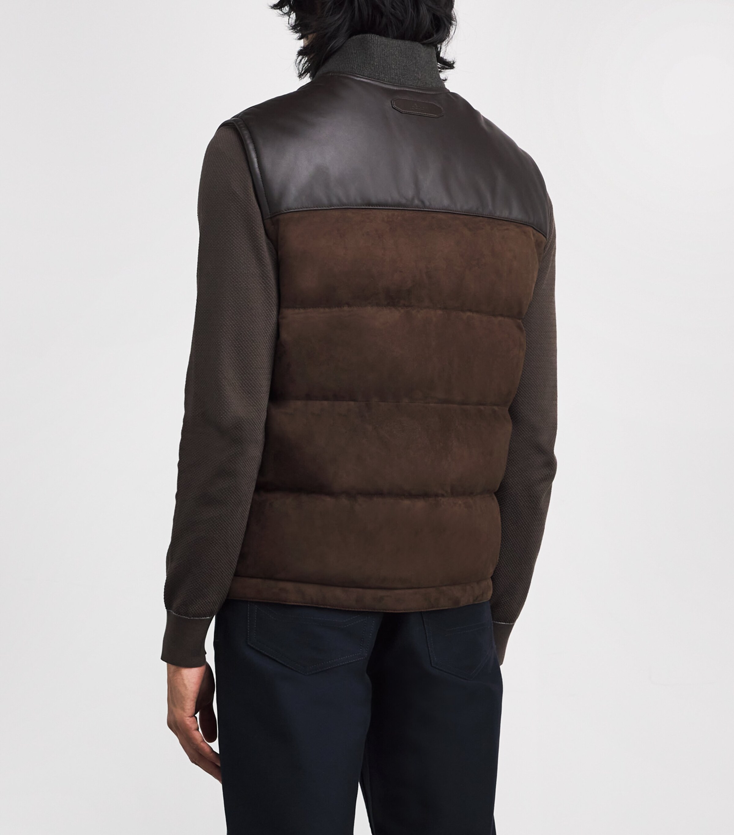 Suede-Nappa Padded Gilet 2100 Image 4