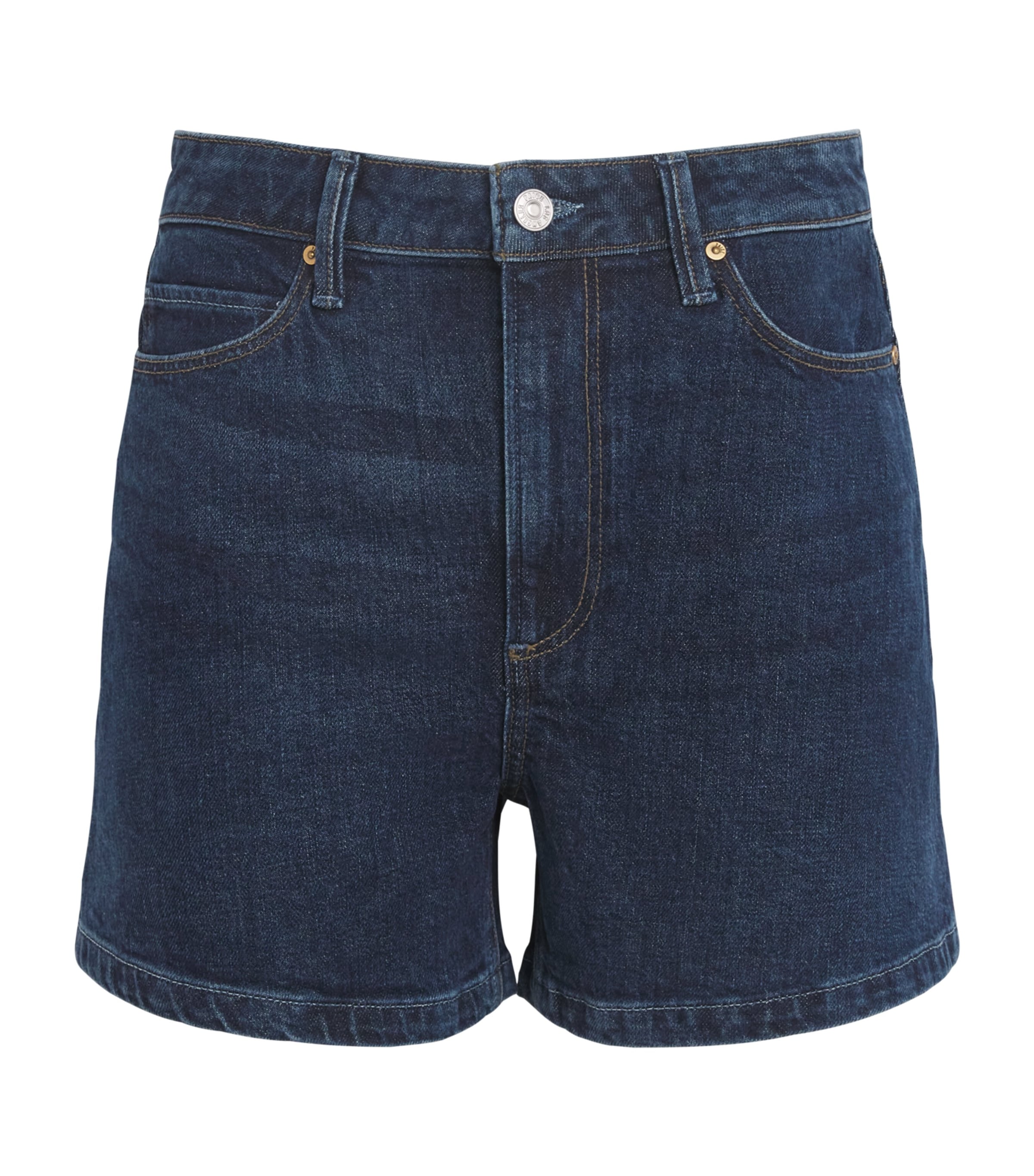 PAIGE Womens Dani High-Rise Denim Shorts Visage Image 1