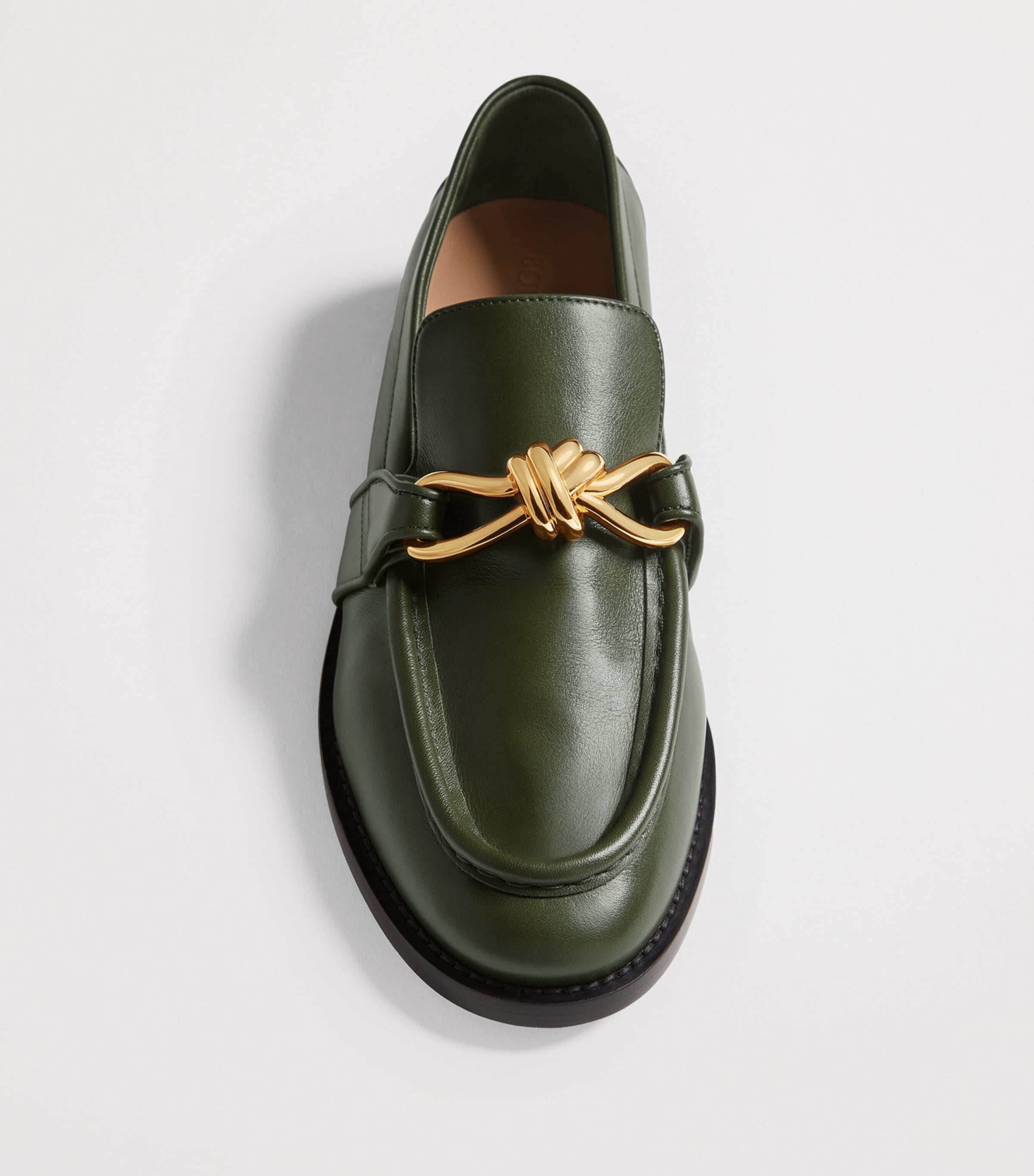 Bottega Veneta Leather Astaire Loafers Image 3