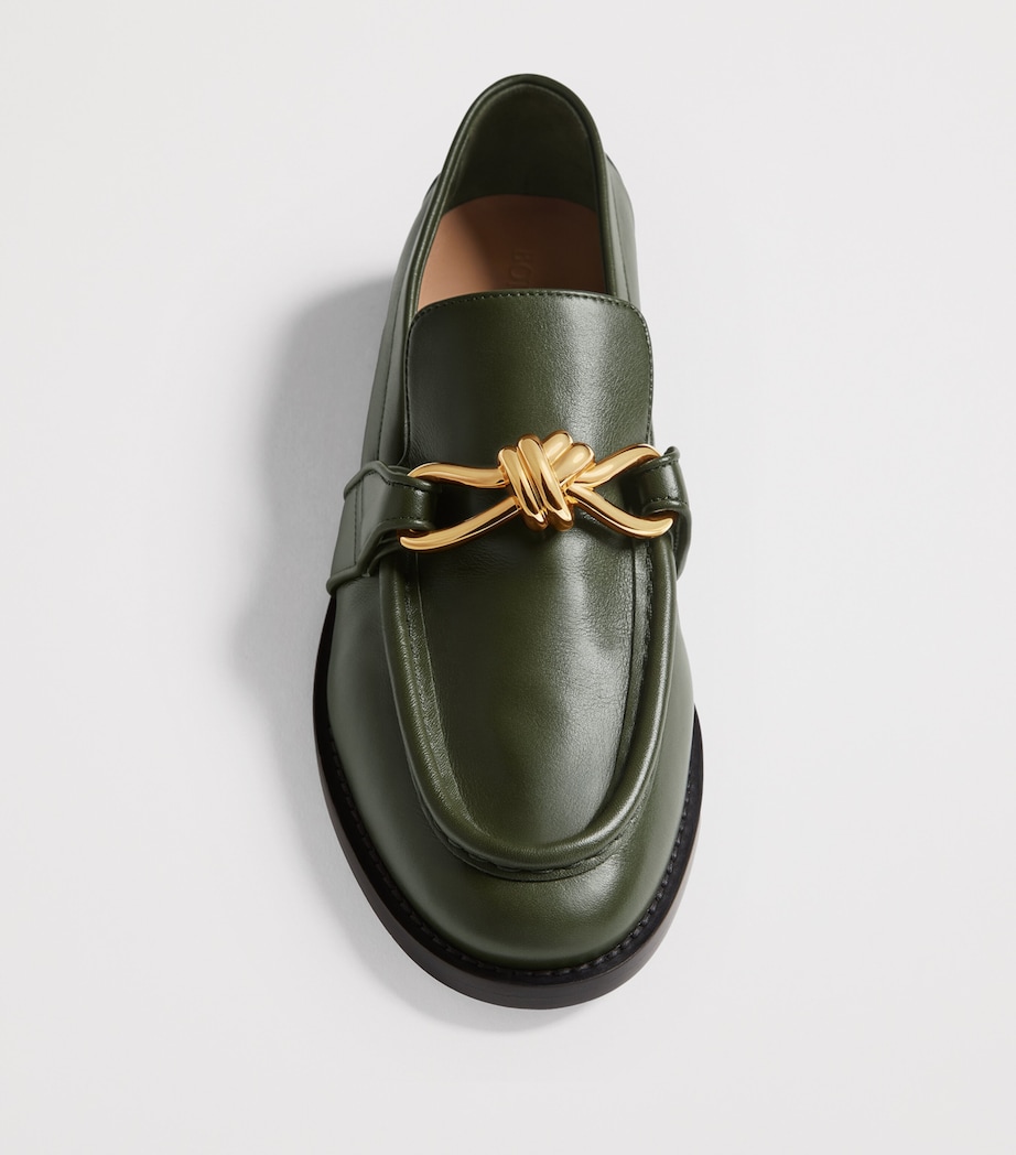 Bottega Veneta Leather Astaire Loafers Image 3