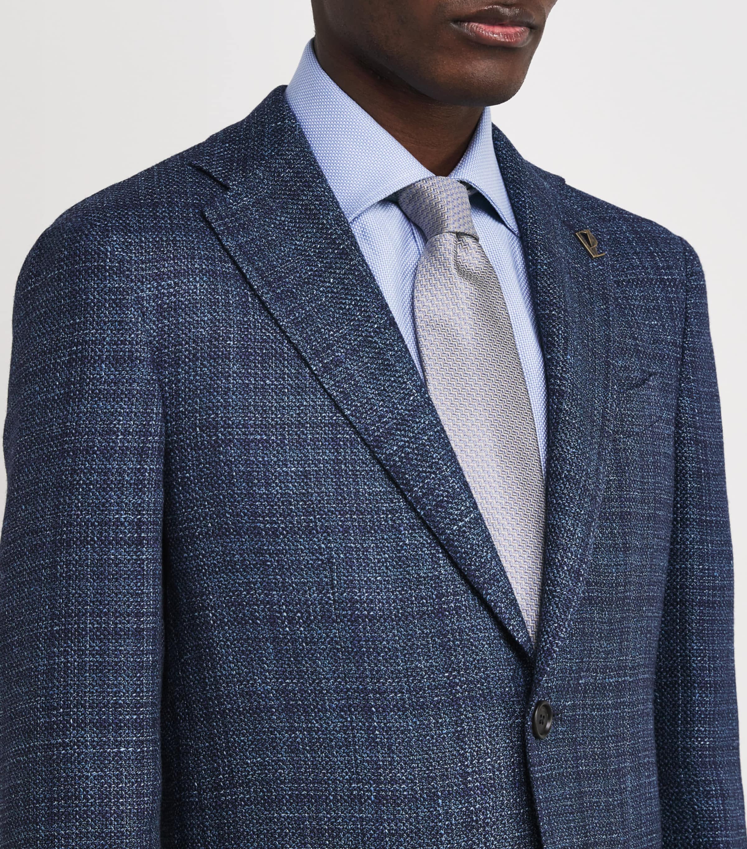 Pal Zileri Silk Geometric Tie Image 2