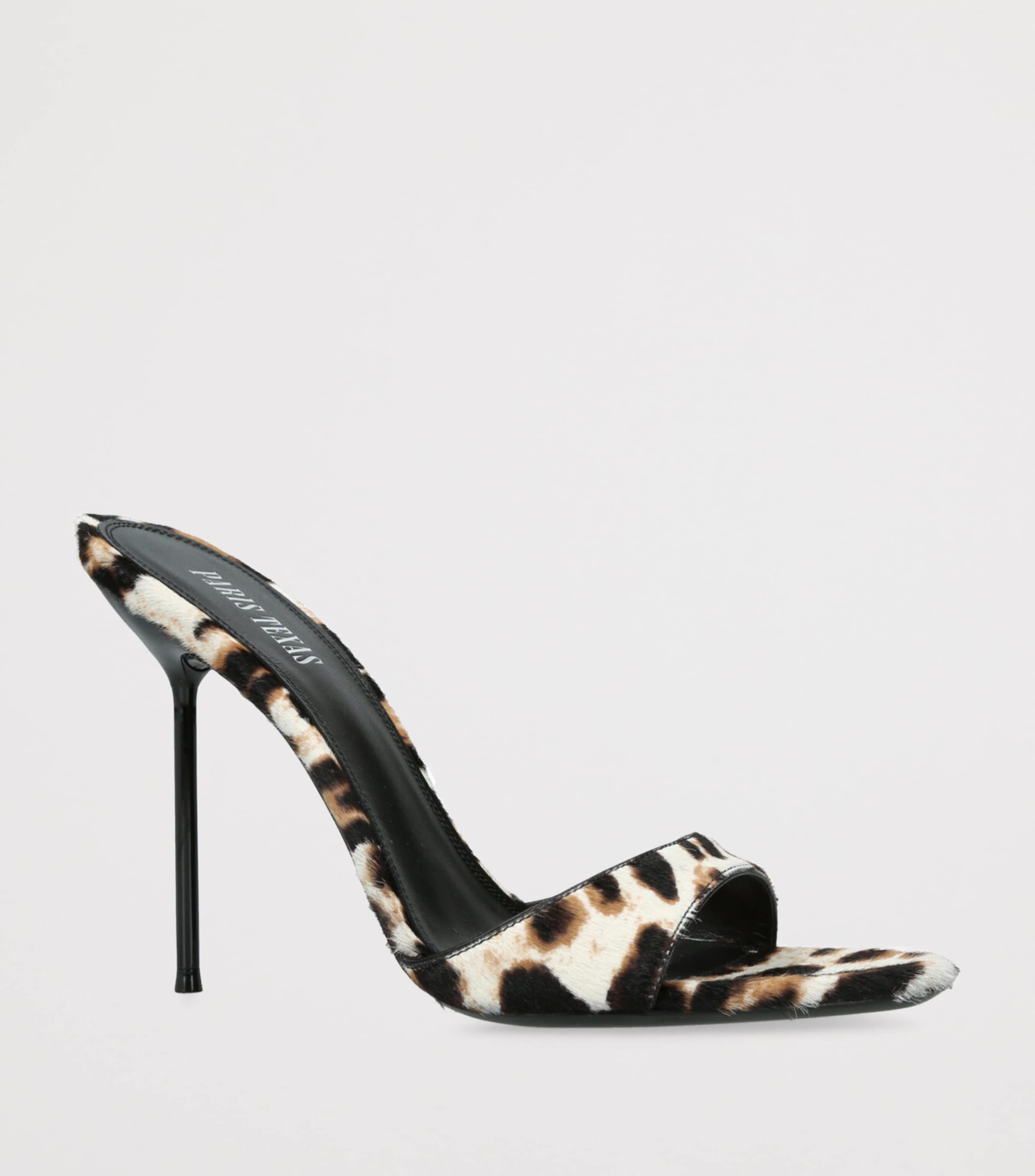 Paris Texas Pony Hair Lidia Mules 105 Dk.brn Com Image 3
