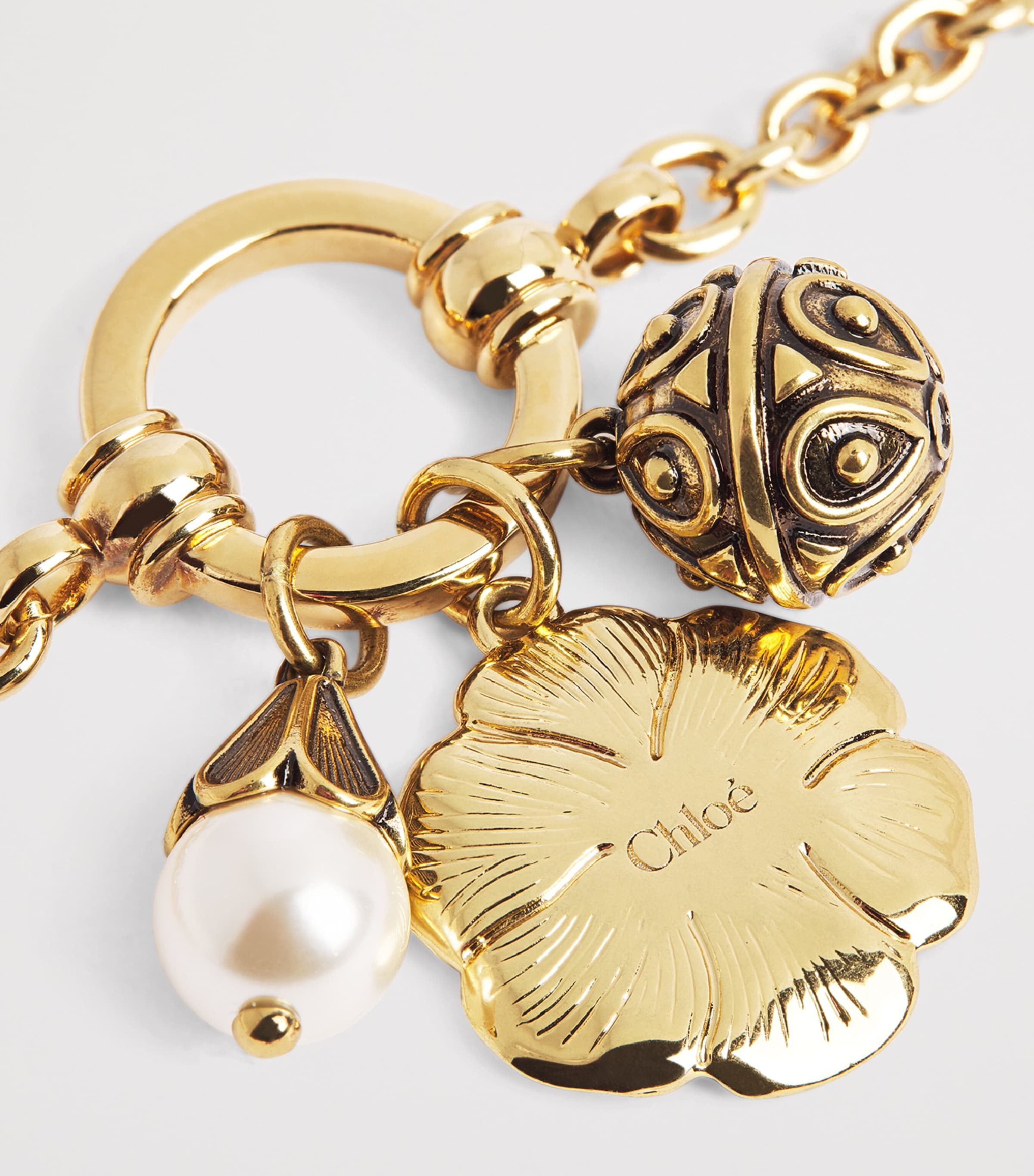 Victorian Charm Necklace VINTAGE GOLD Image 4