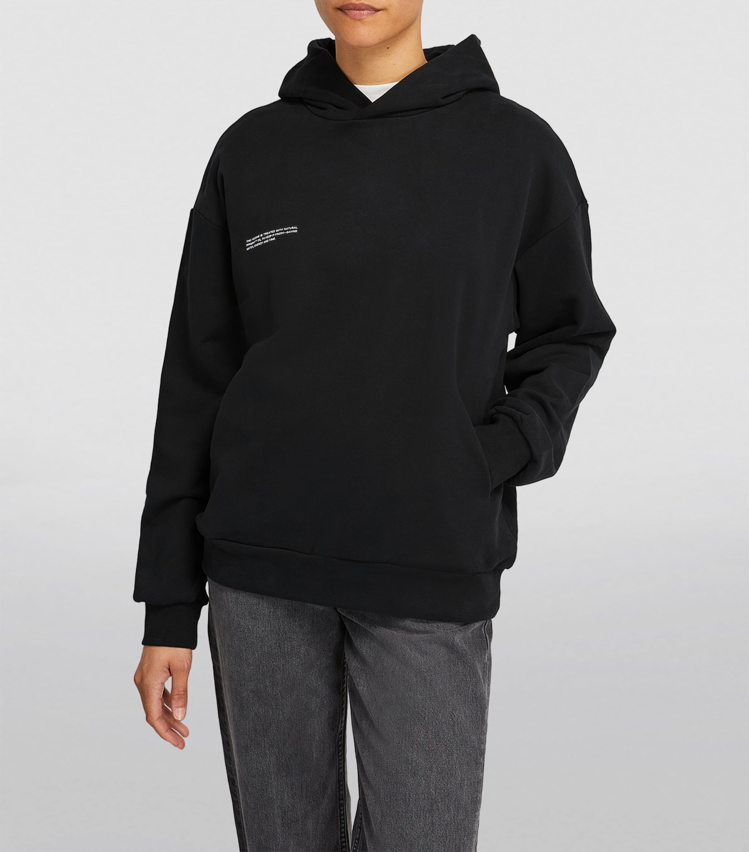 Organic Cotton 365 Hoodie 9868 BLACK Image 3