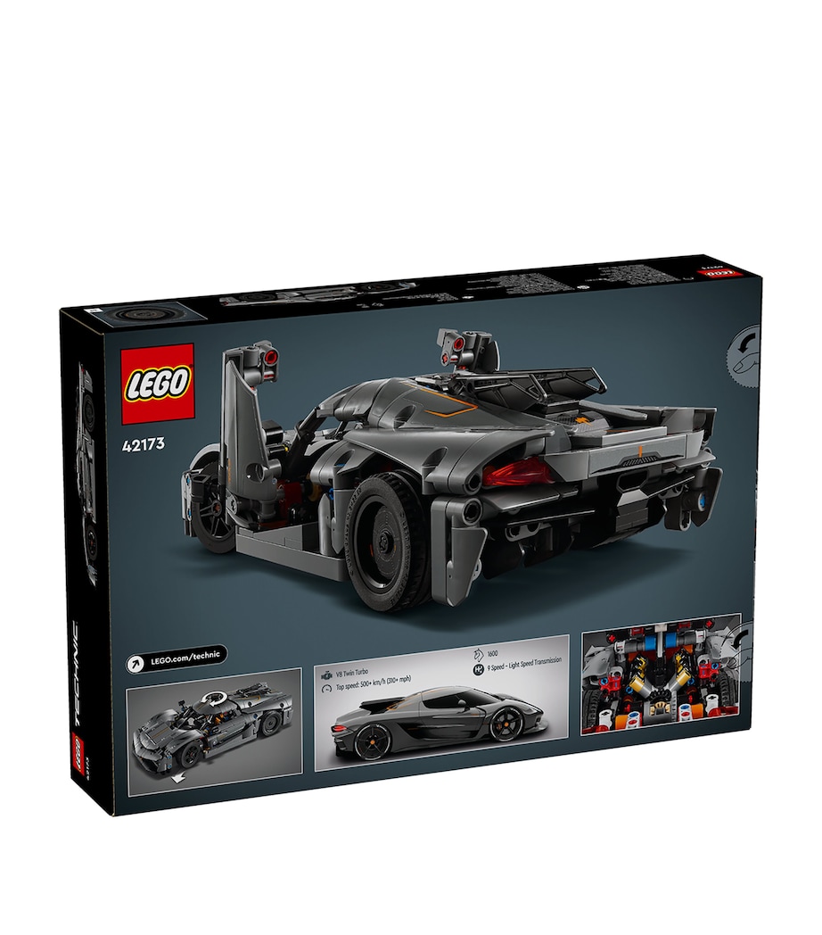 Technic Koenigsegg Jesko Absolut Grey Hypercar 42173 MULTI Image 7