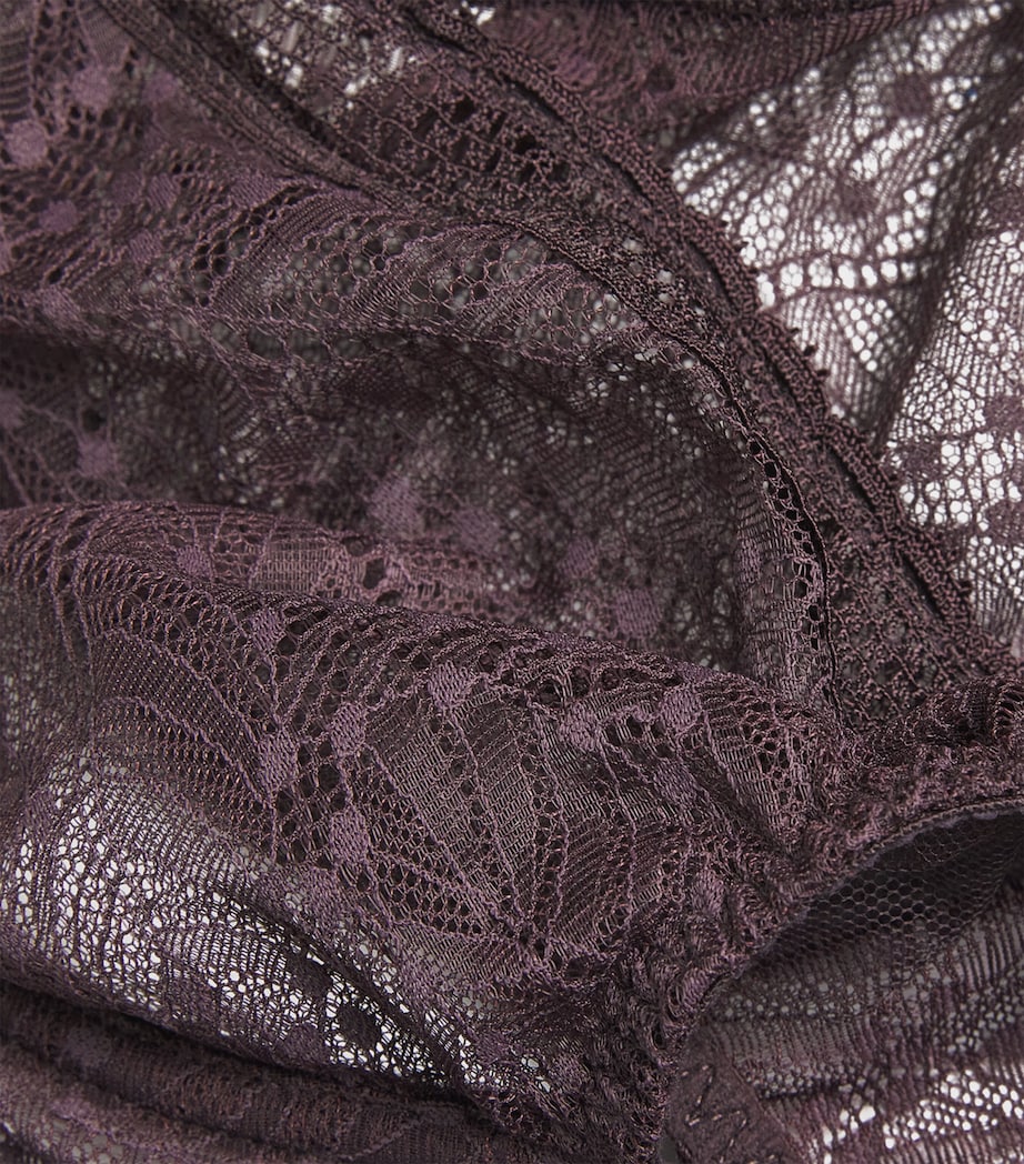 Lace Comète Plunge Bra 429 DARK BROWN Image 4